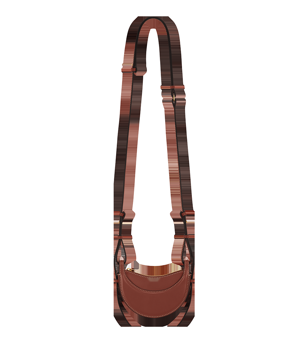 Micro Leather Accessory - Smooth Cognac