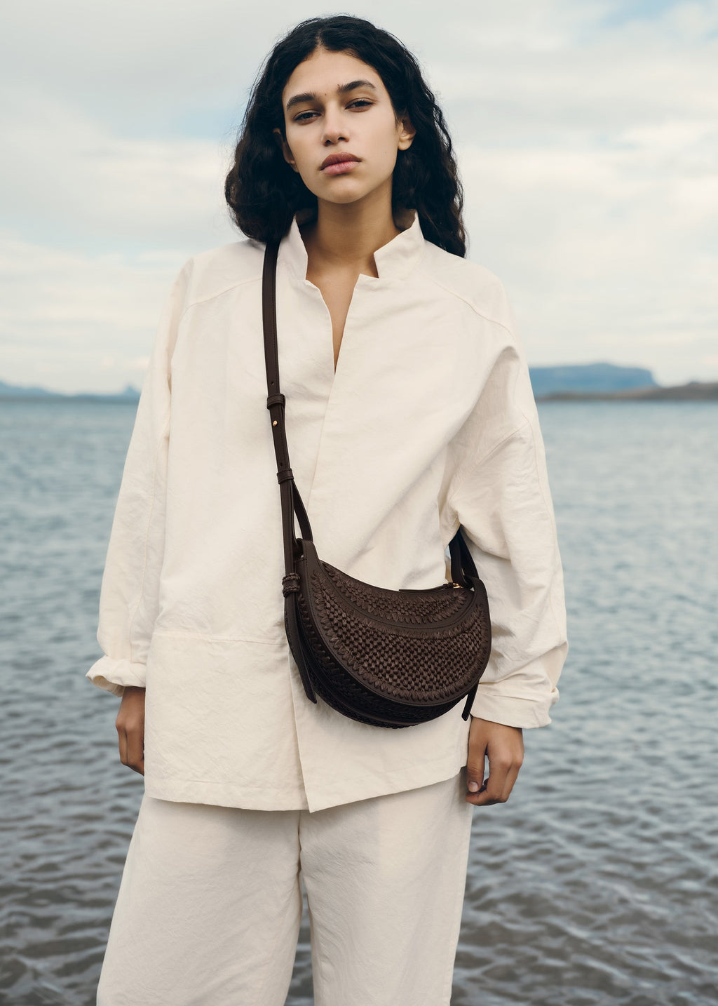 Handbag - Raffia Ebony
