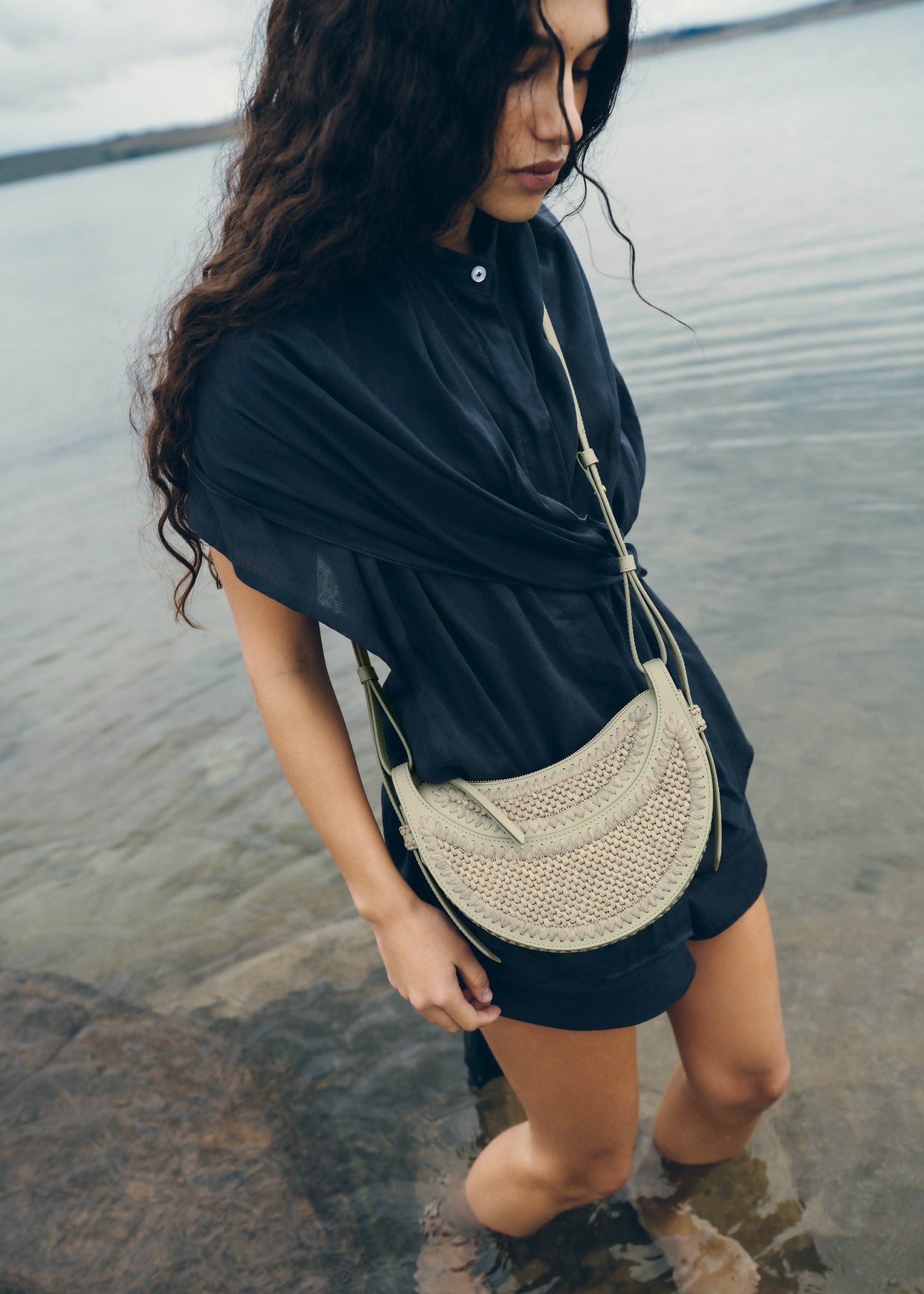 Handbag - Raffia Laurel