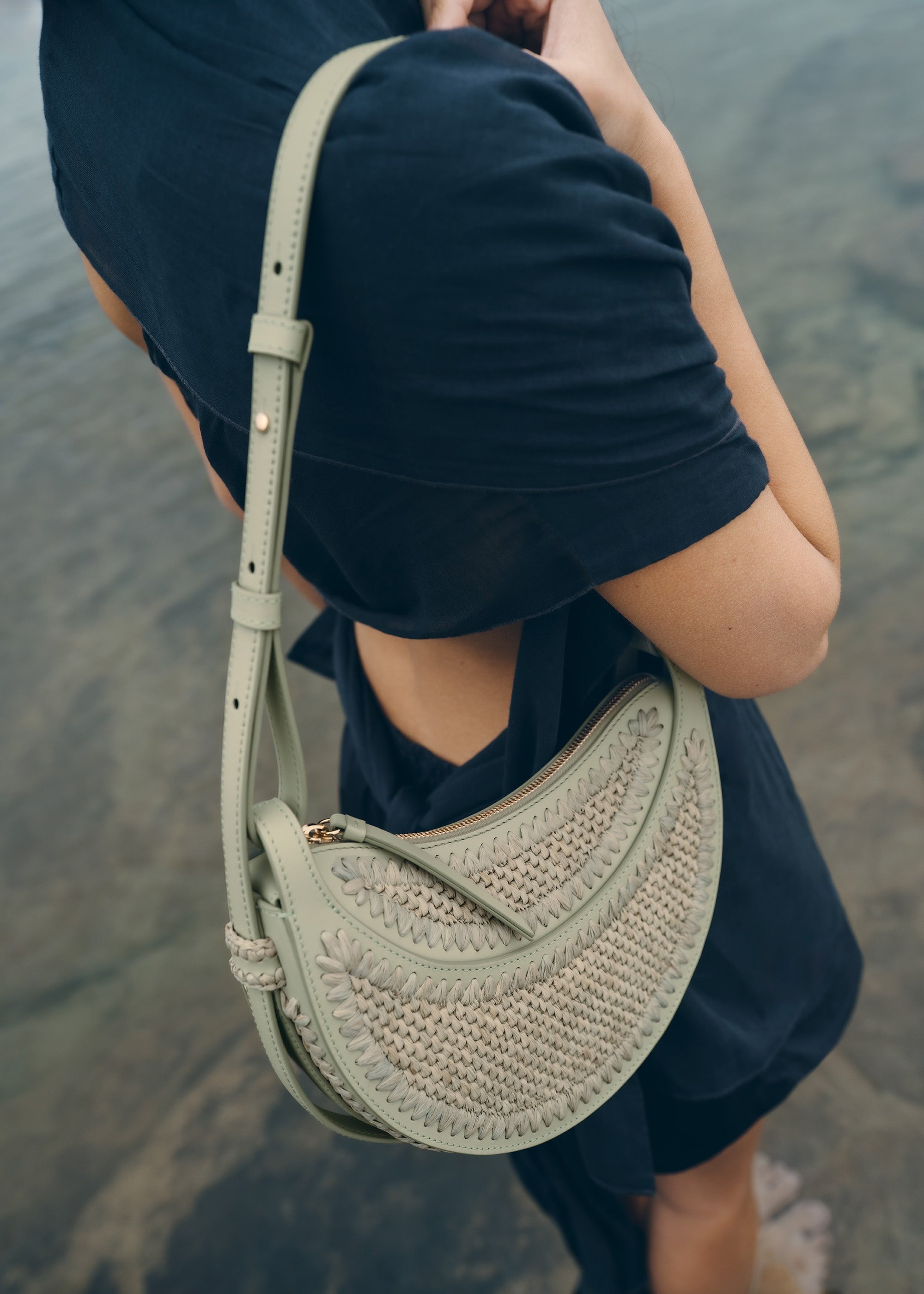 Handbag - Raffia Laurel