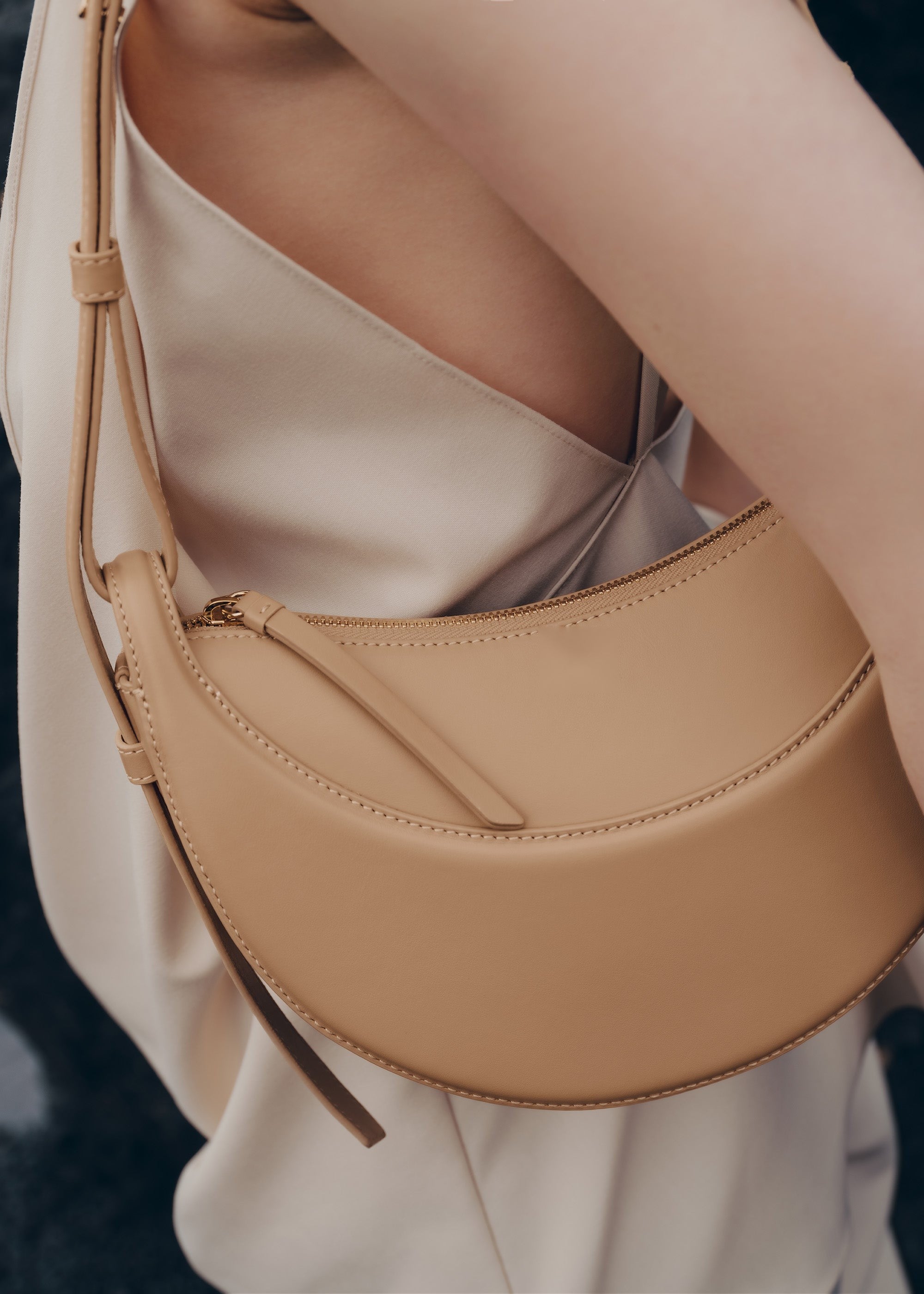 Handbag - Smooth Beige