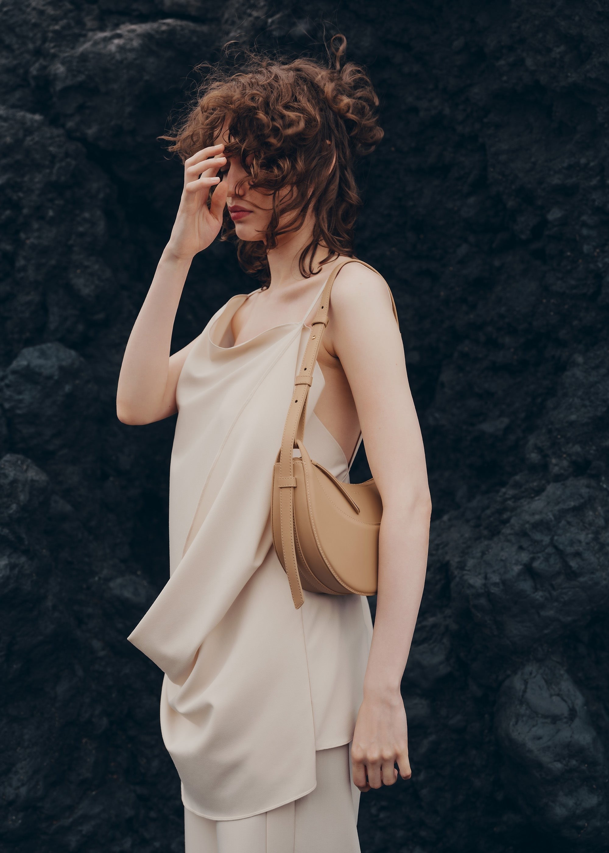 Handbag - Smooth Beige