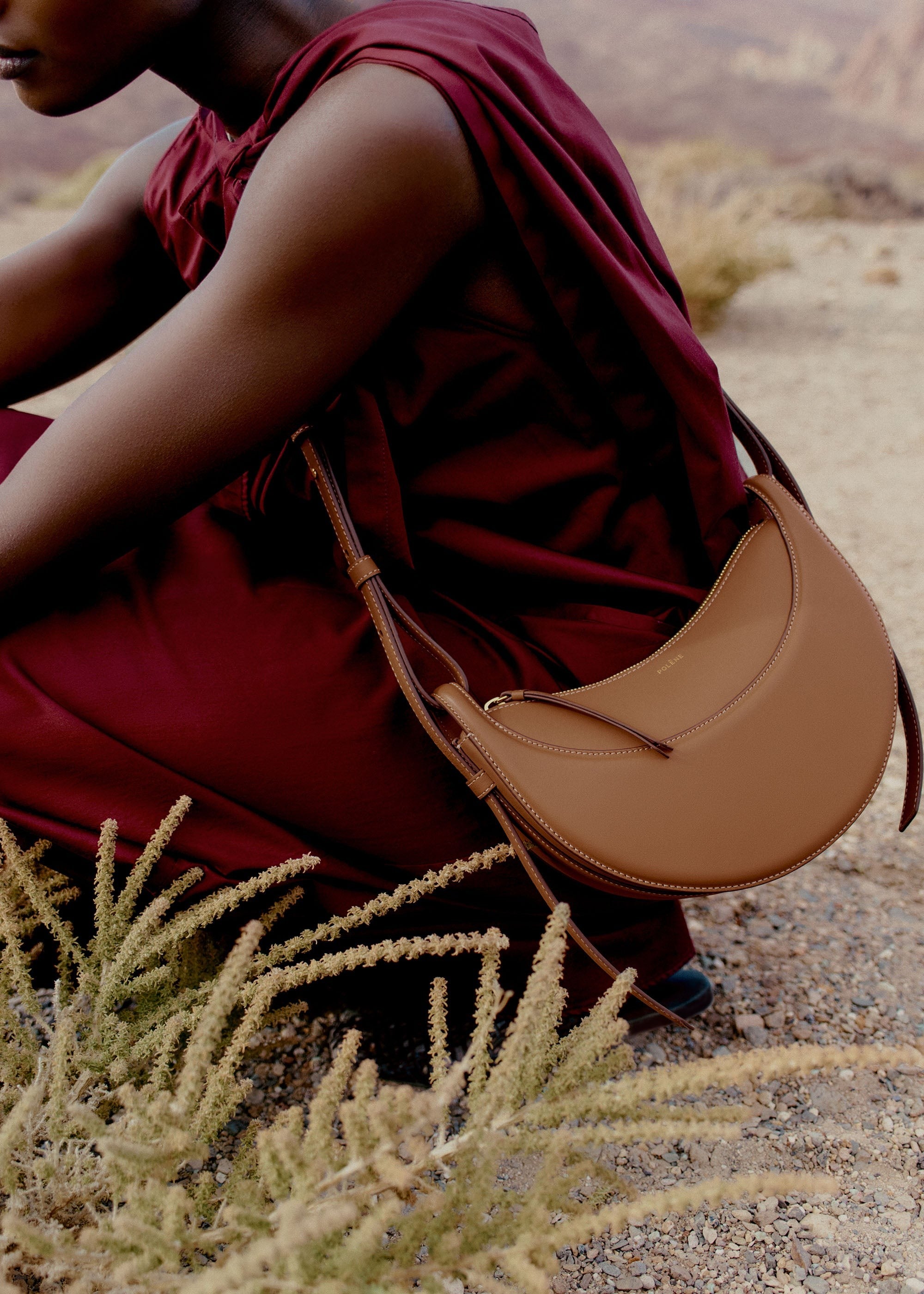 Handbag - Smooth Camel