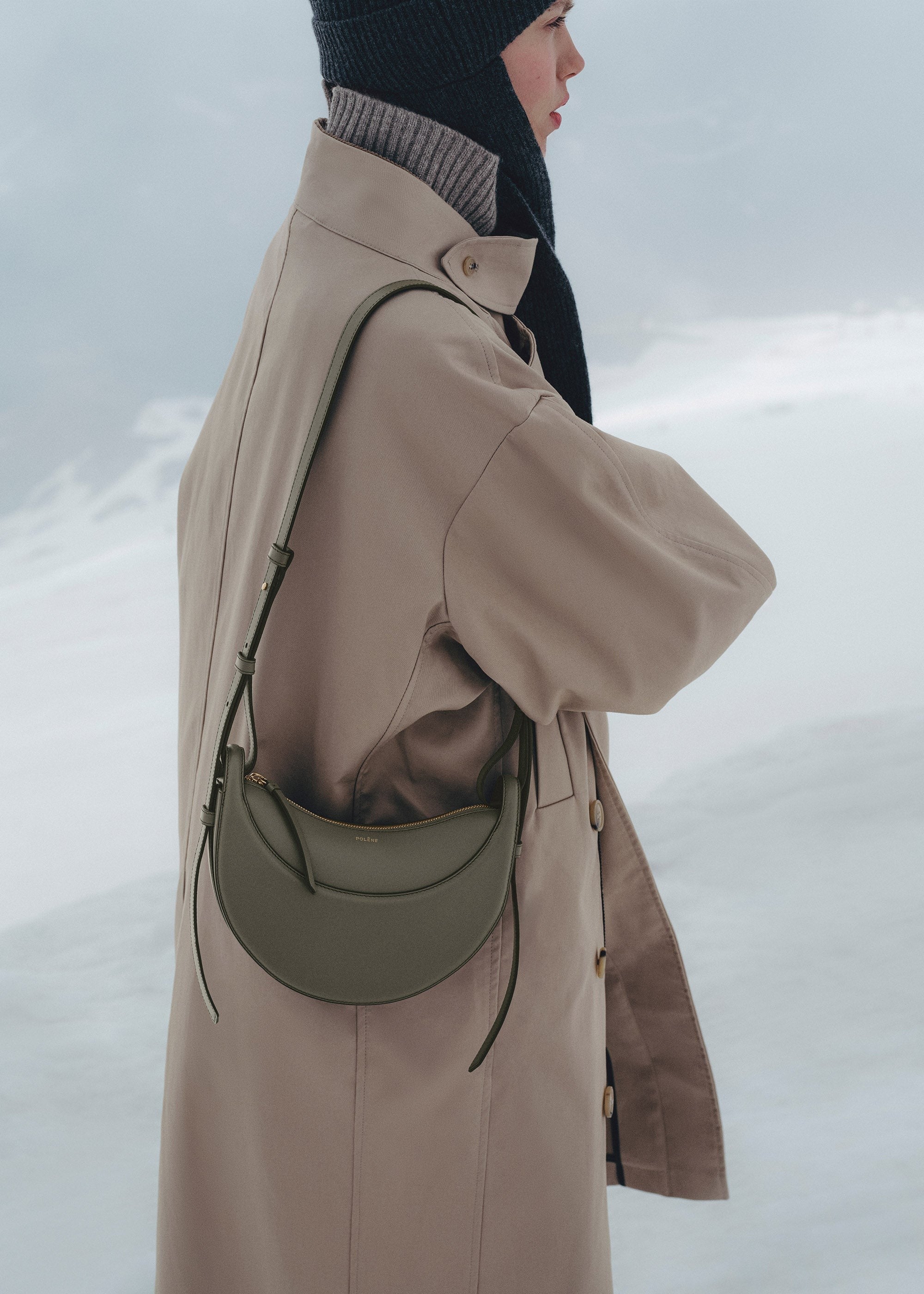 Handbag - Smooth Smoky Green
