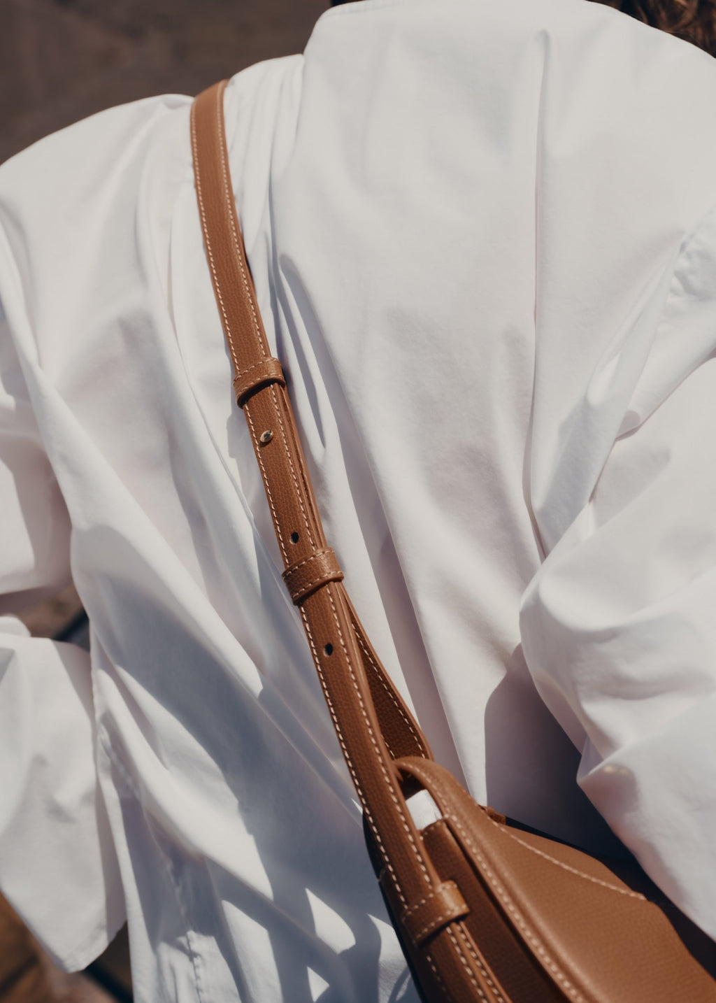 Handbag - Textured Camel