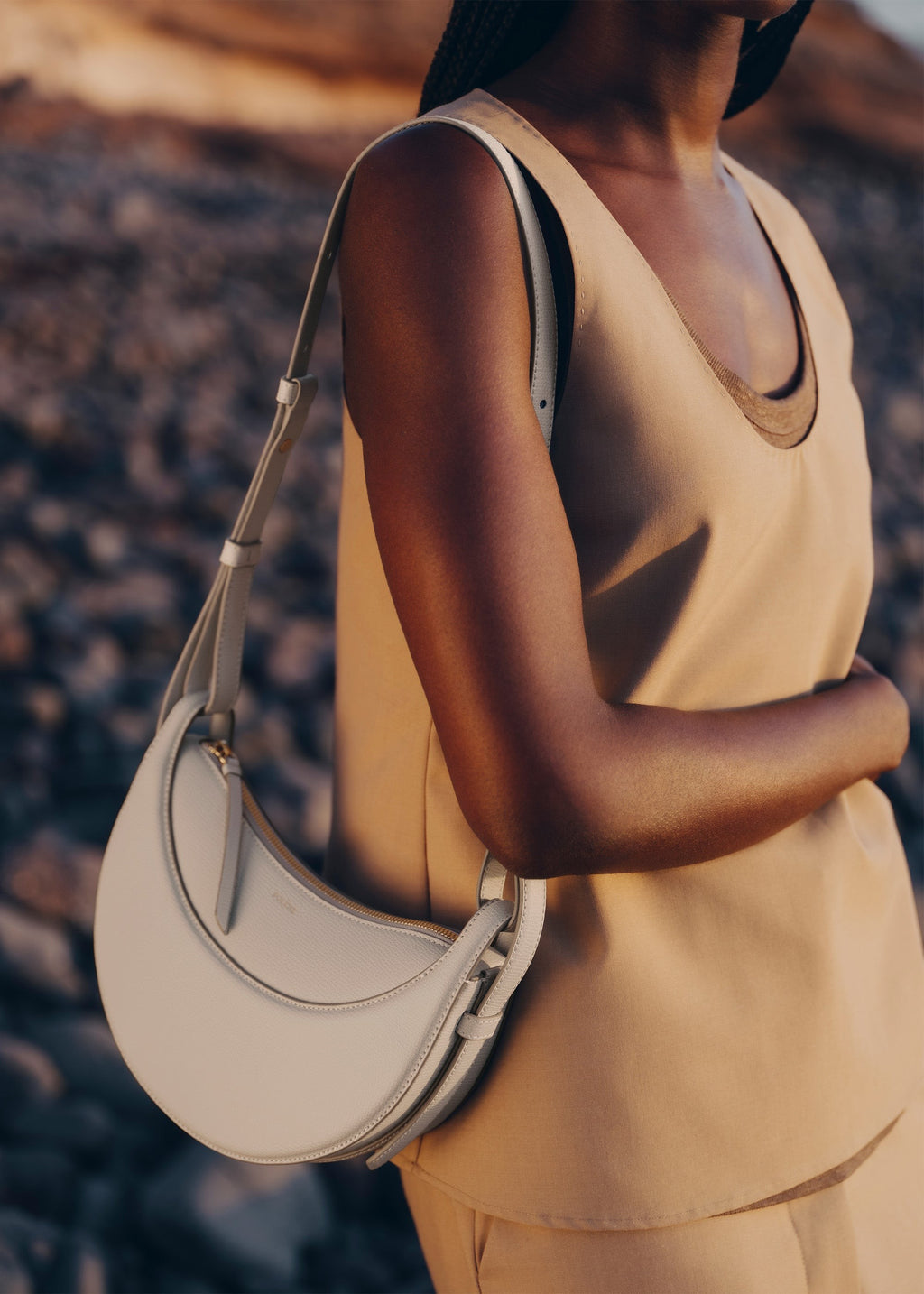 Handbag - Textured Chalk