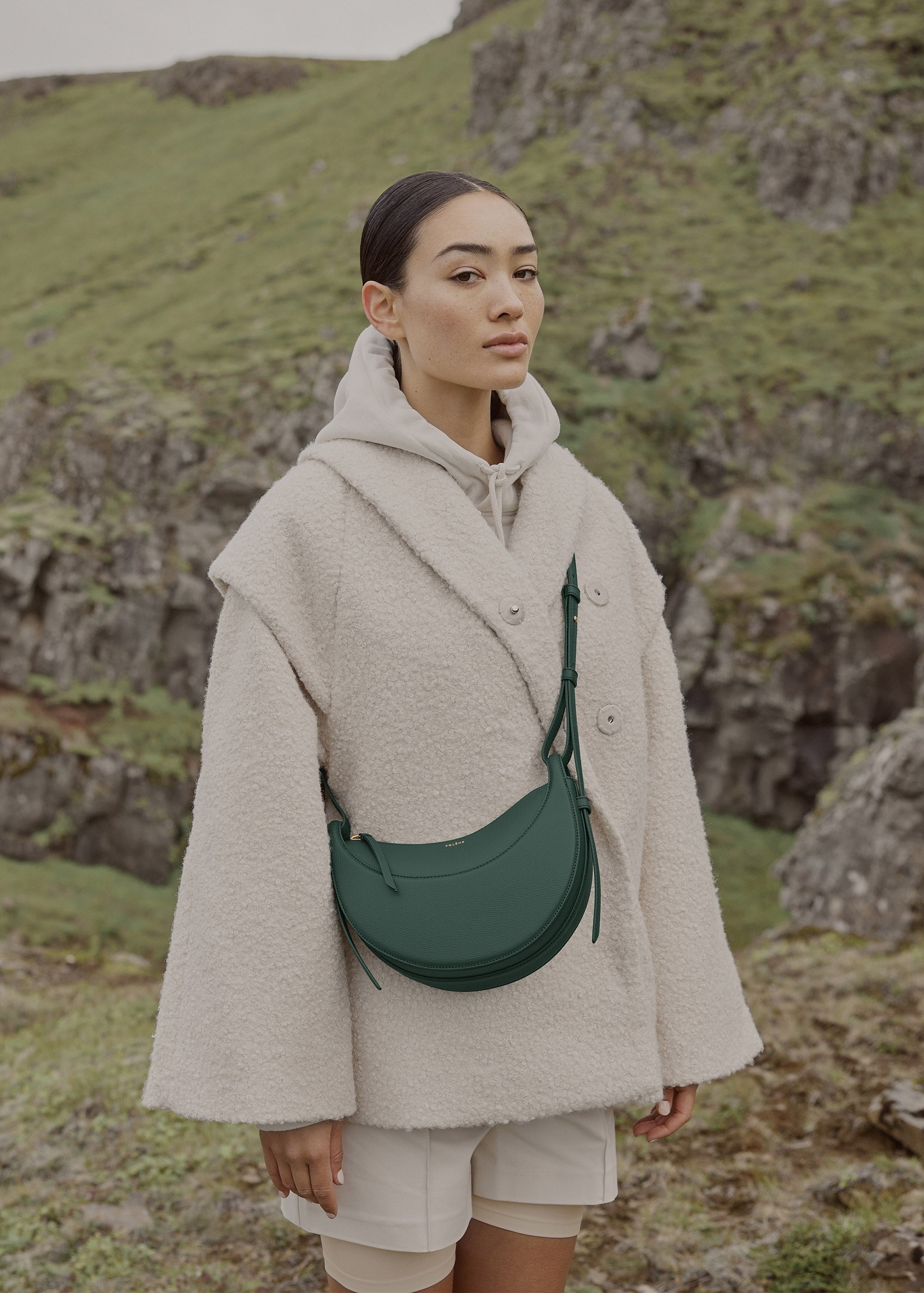 Handbag - Textured Green
