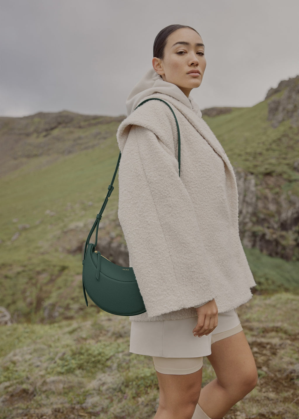 Handbag - Textured Green