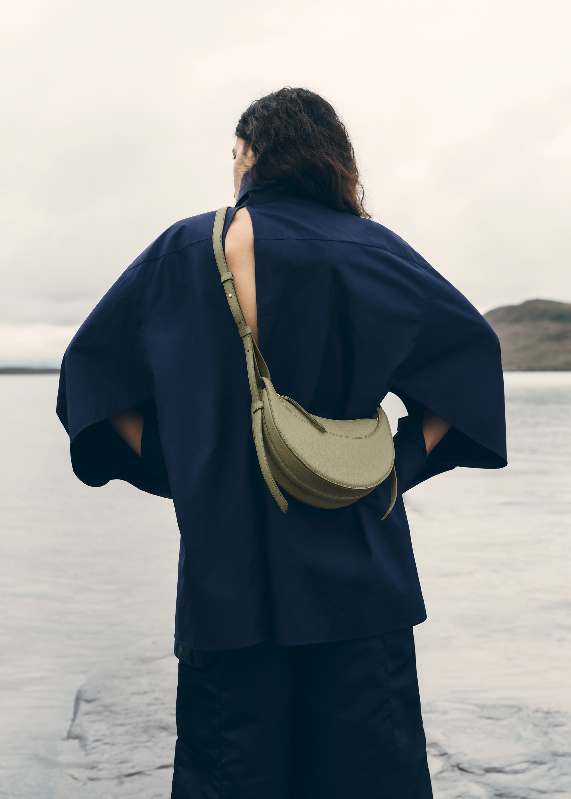 Handbag - Textured Linden