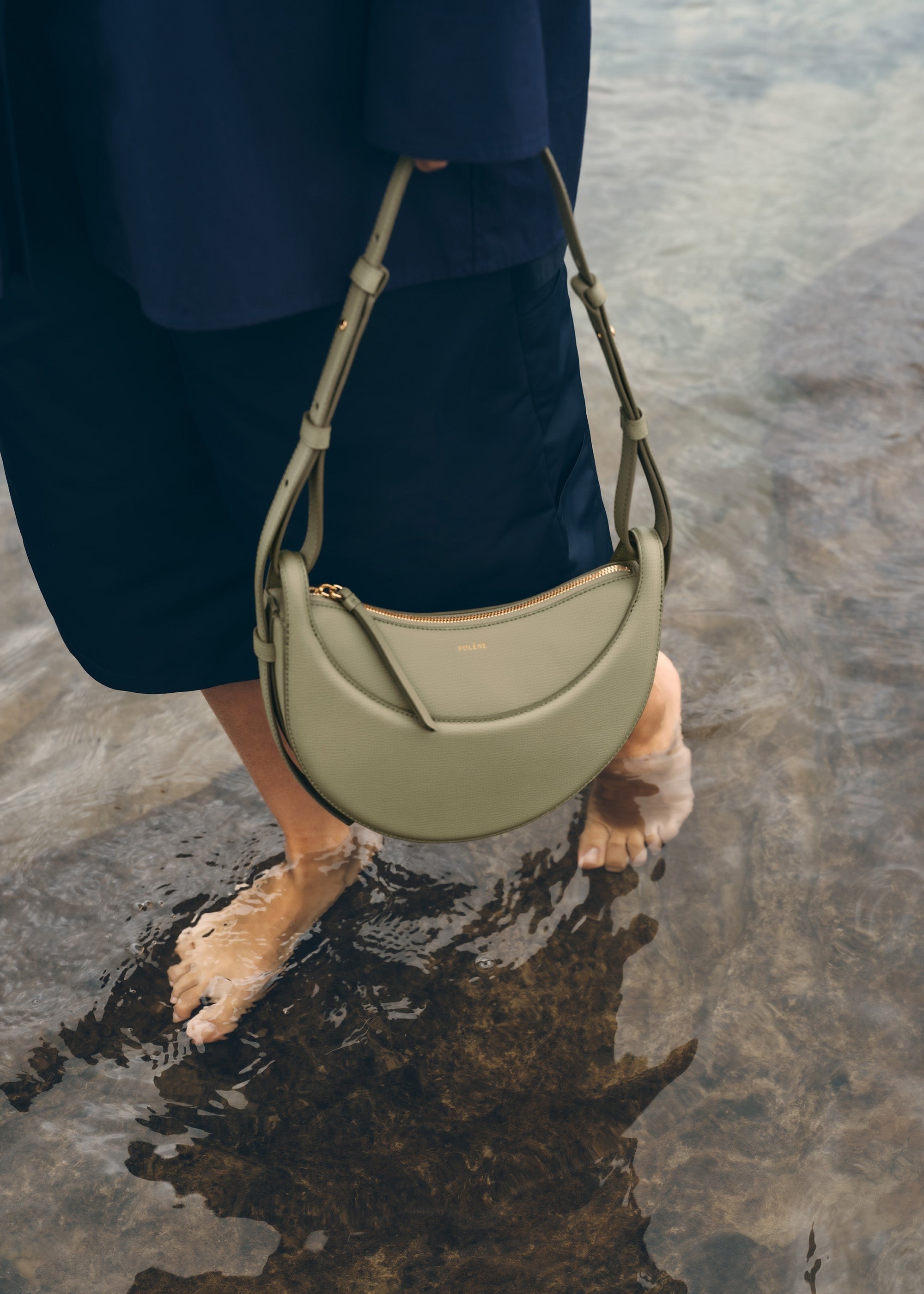 Handbag - Textured Linden