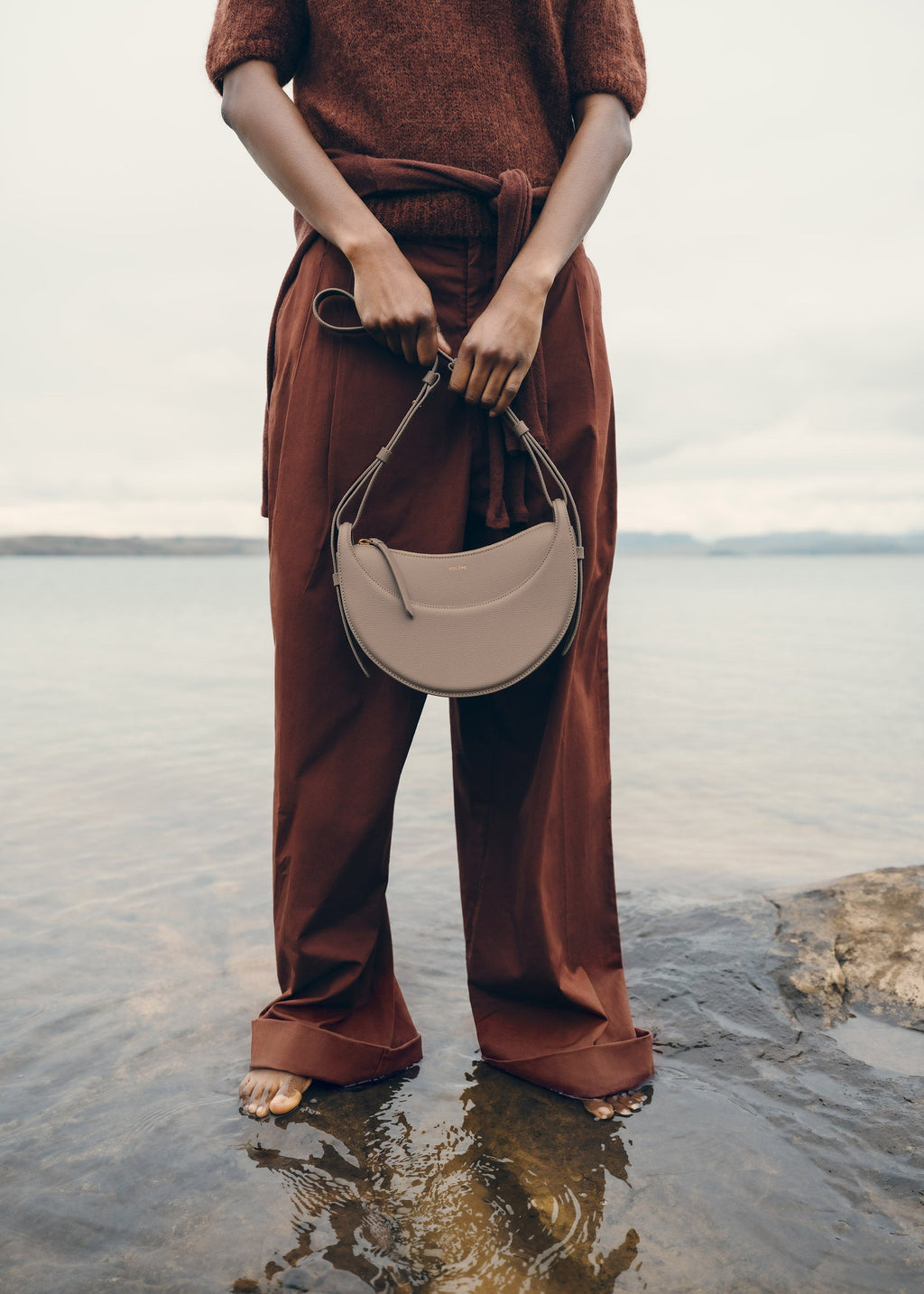 Handbag - Textured Taupe