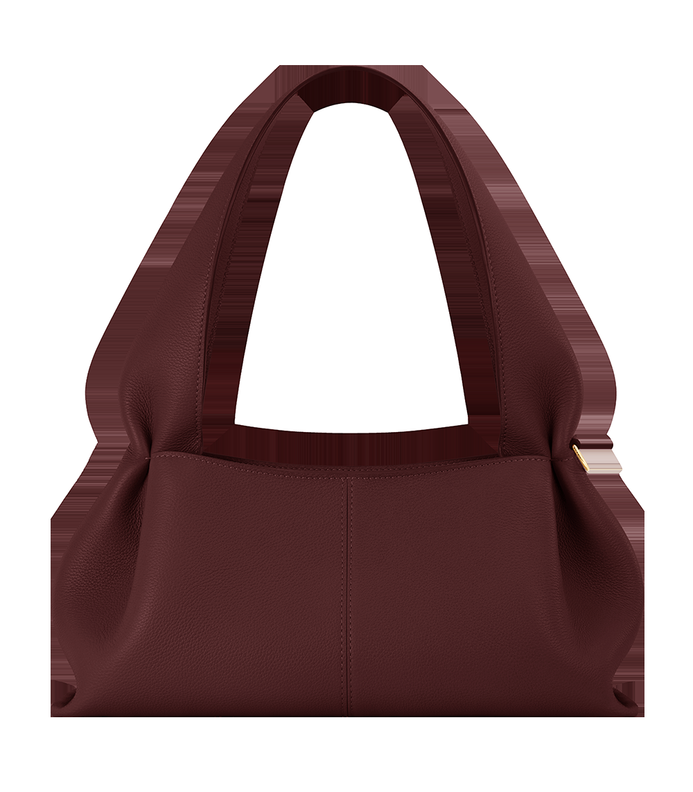 Handbag - Textured Black Cherry