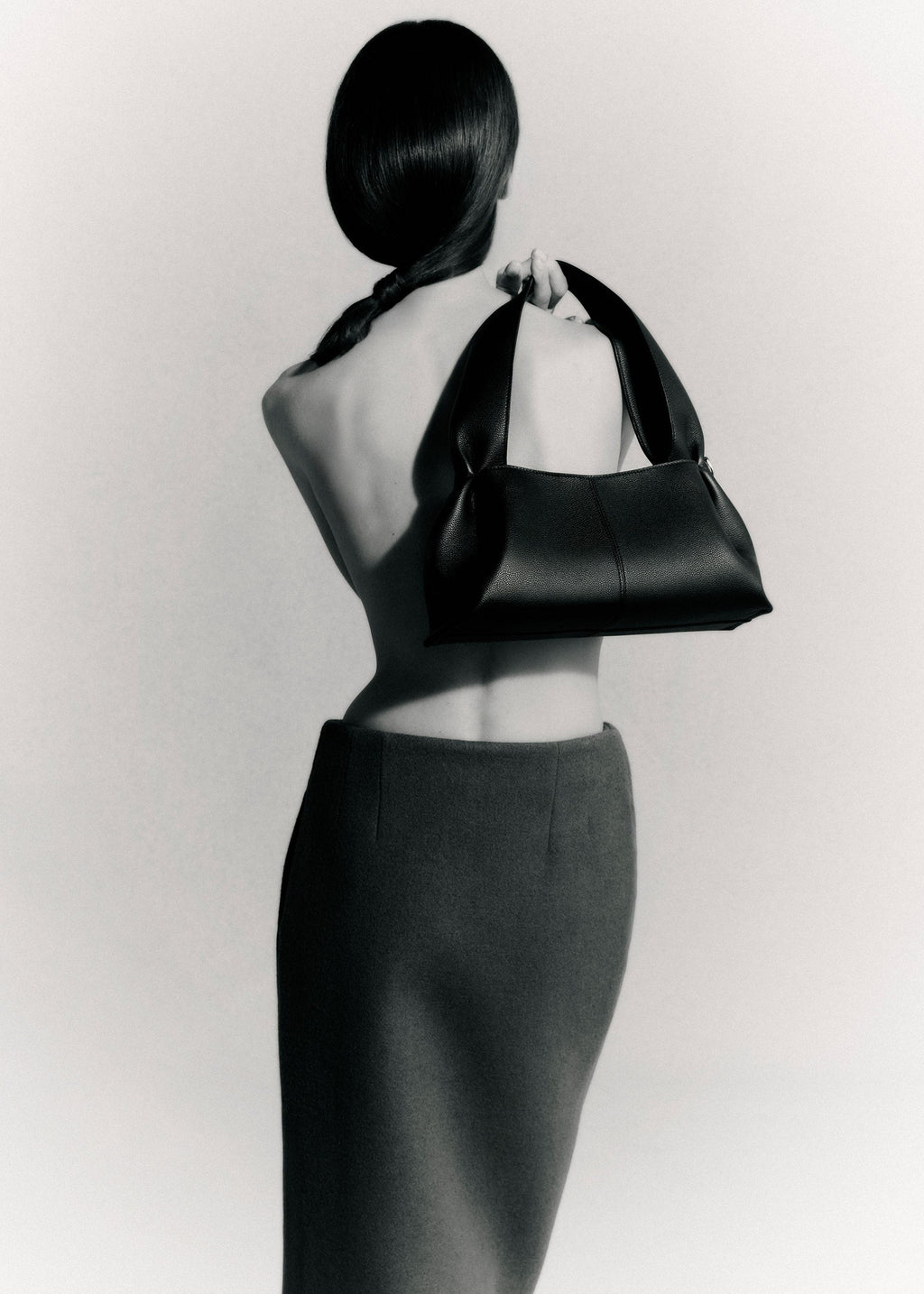 Handbag - Textured Black