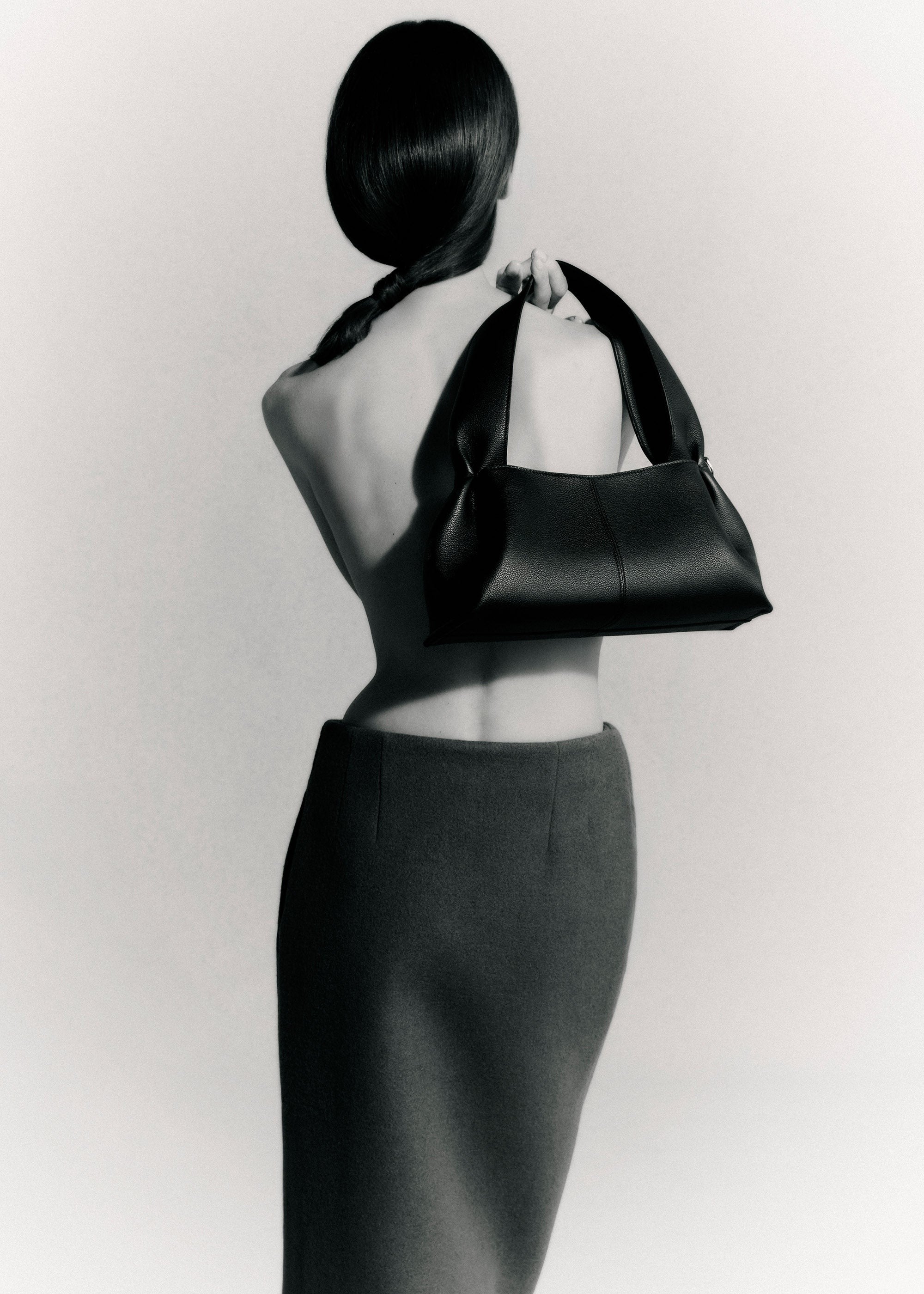 Handbag - Textured Black