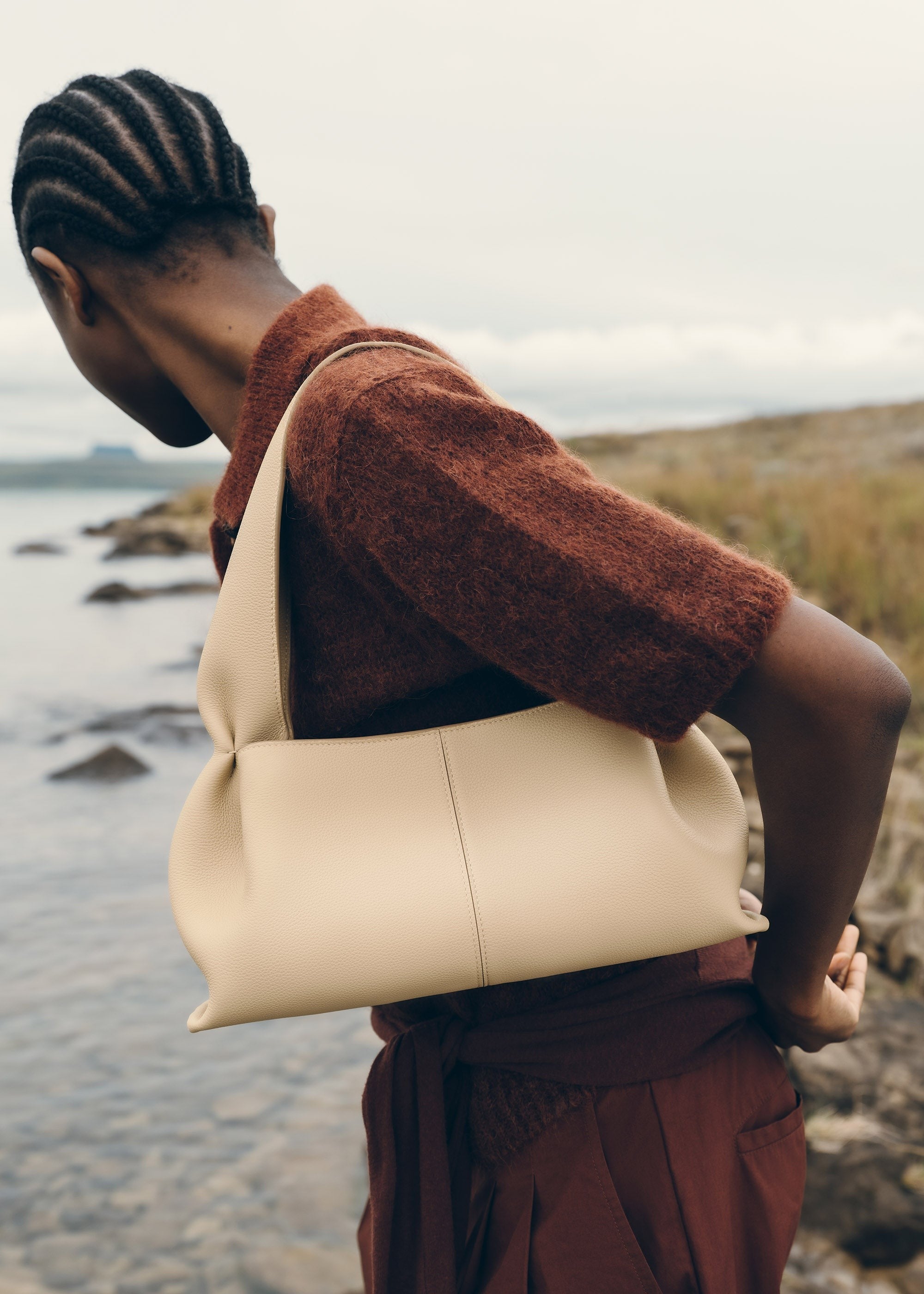 Handbag - Textured Sand