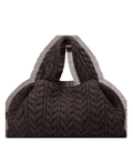 Large Handbag - Merino Ebony