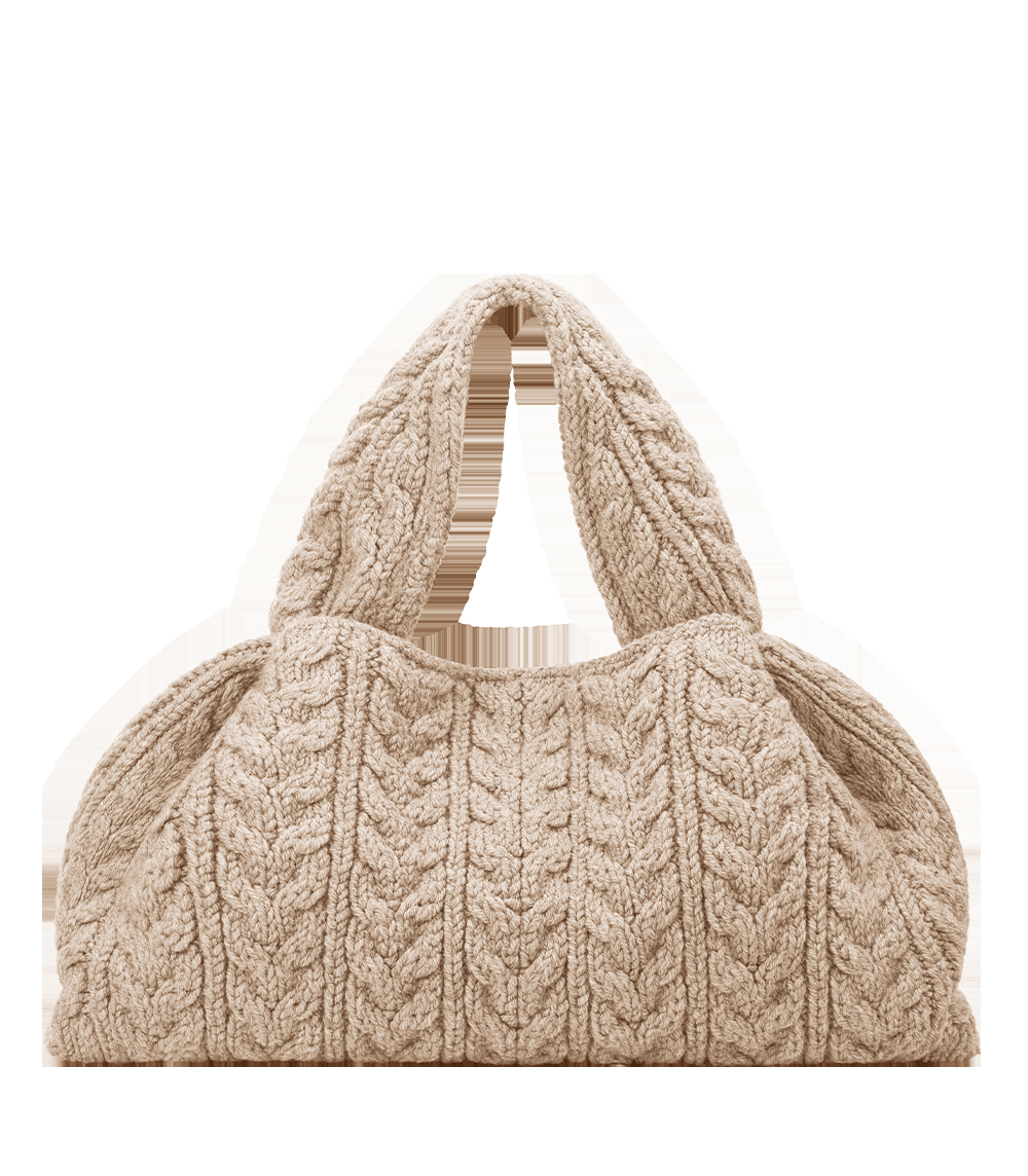 Large Handbag - Merino Ecru
