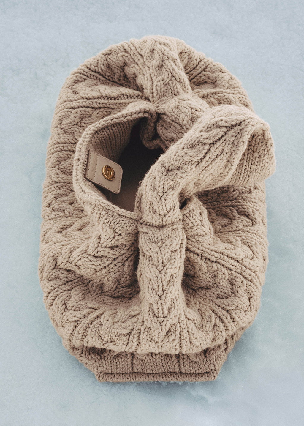 Large Handbag - Merino Ecru