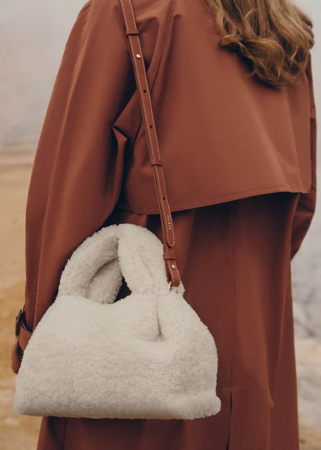 Mini Handbag - Ecru Shearling