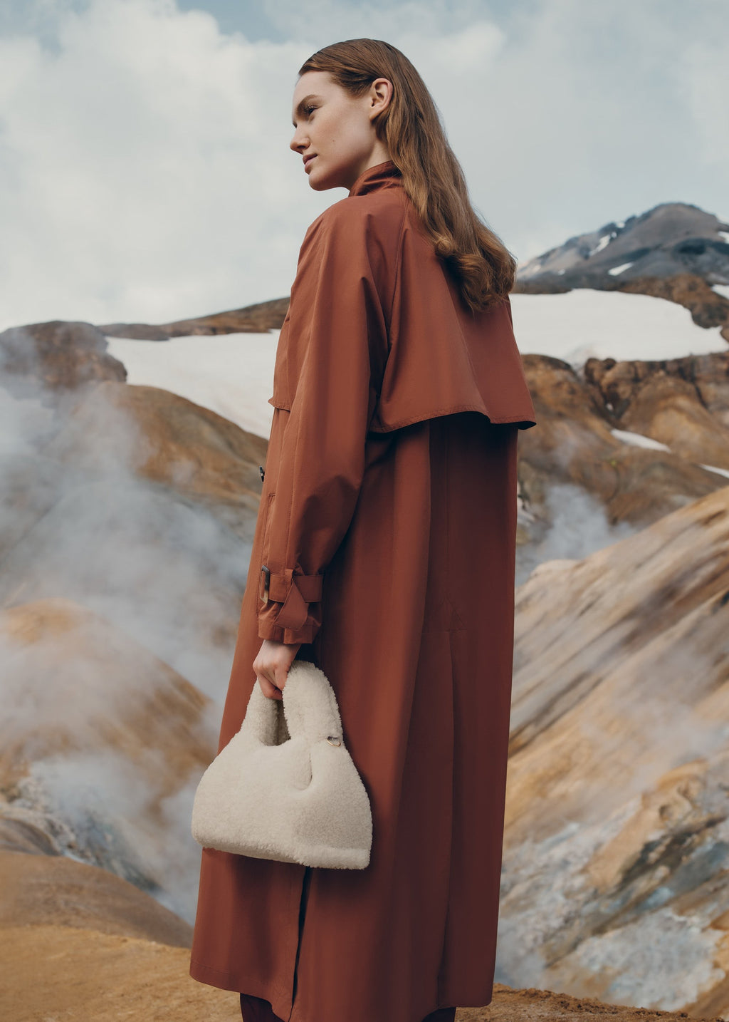 Mini Handbag - Ecru Shearling
