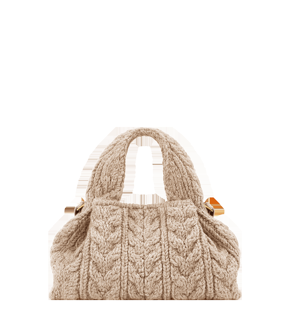 Mini Handbag - Merino Ecru