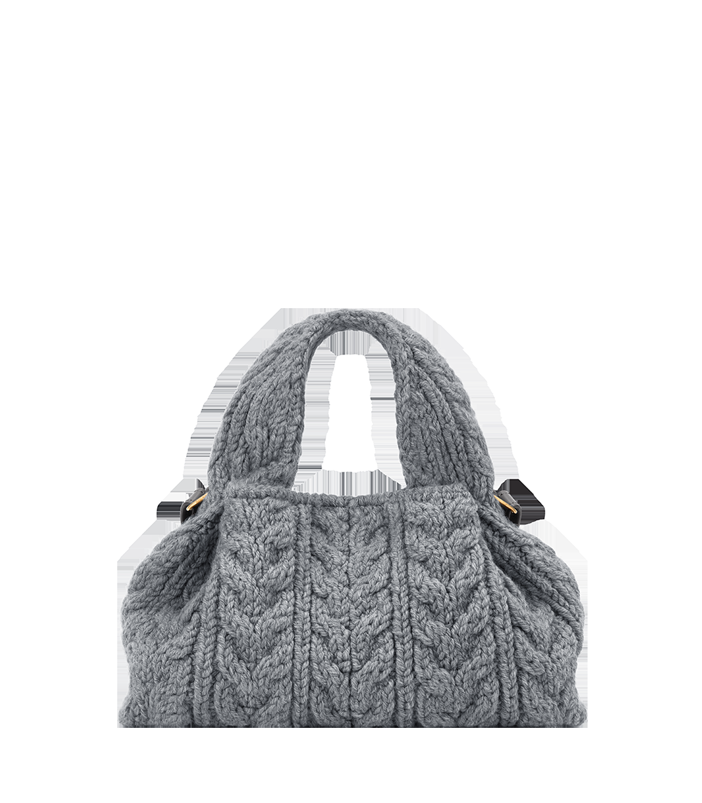 Mini Handbag - Merino Stone