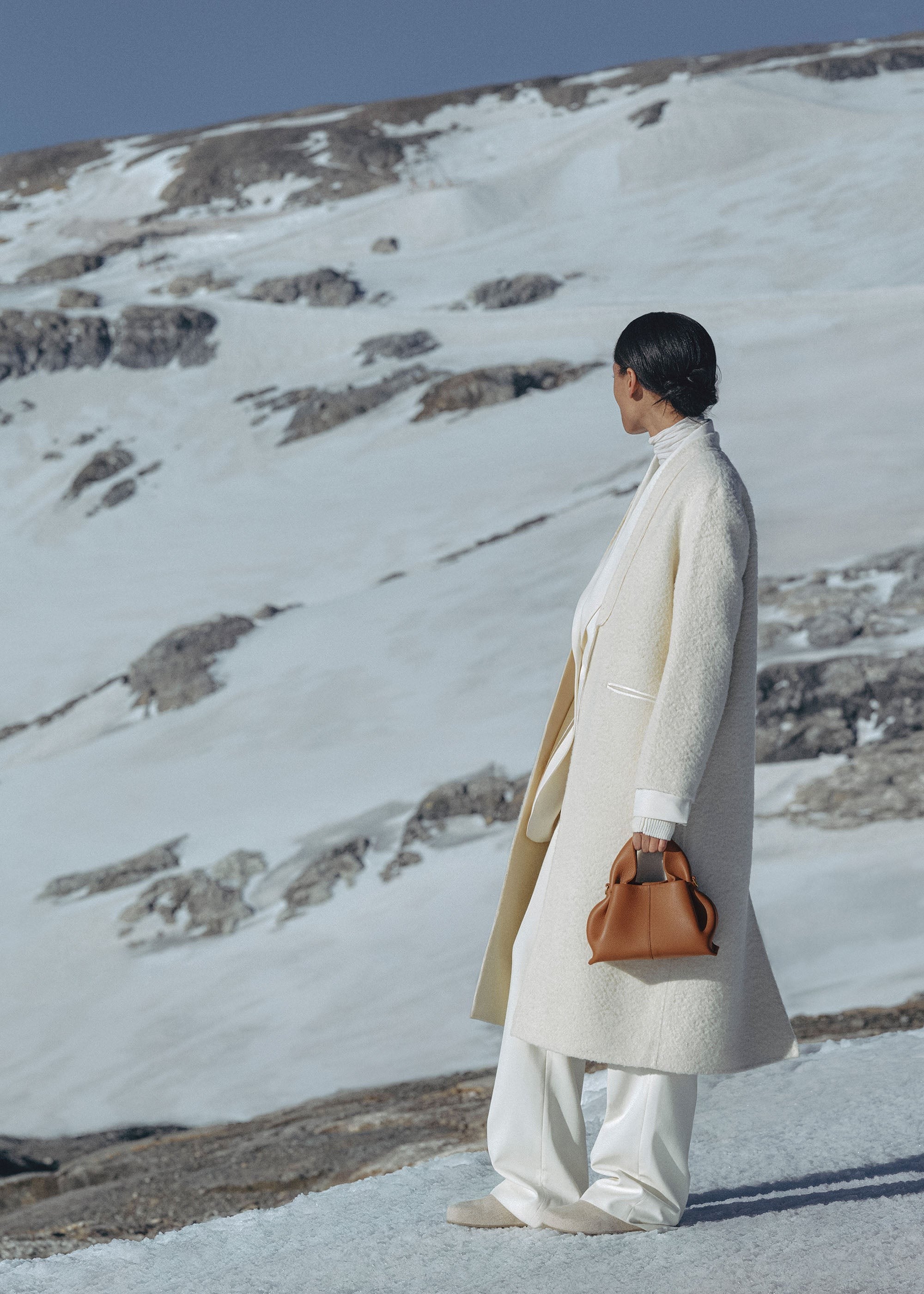 Mini Handbag - Textured Camel