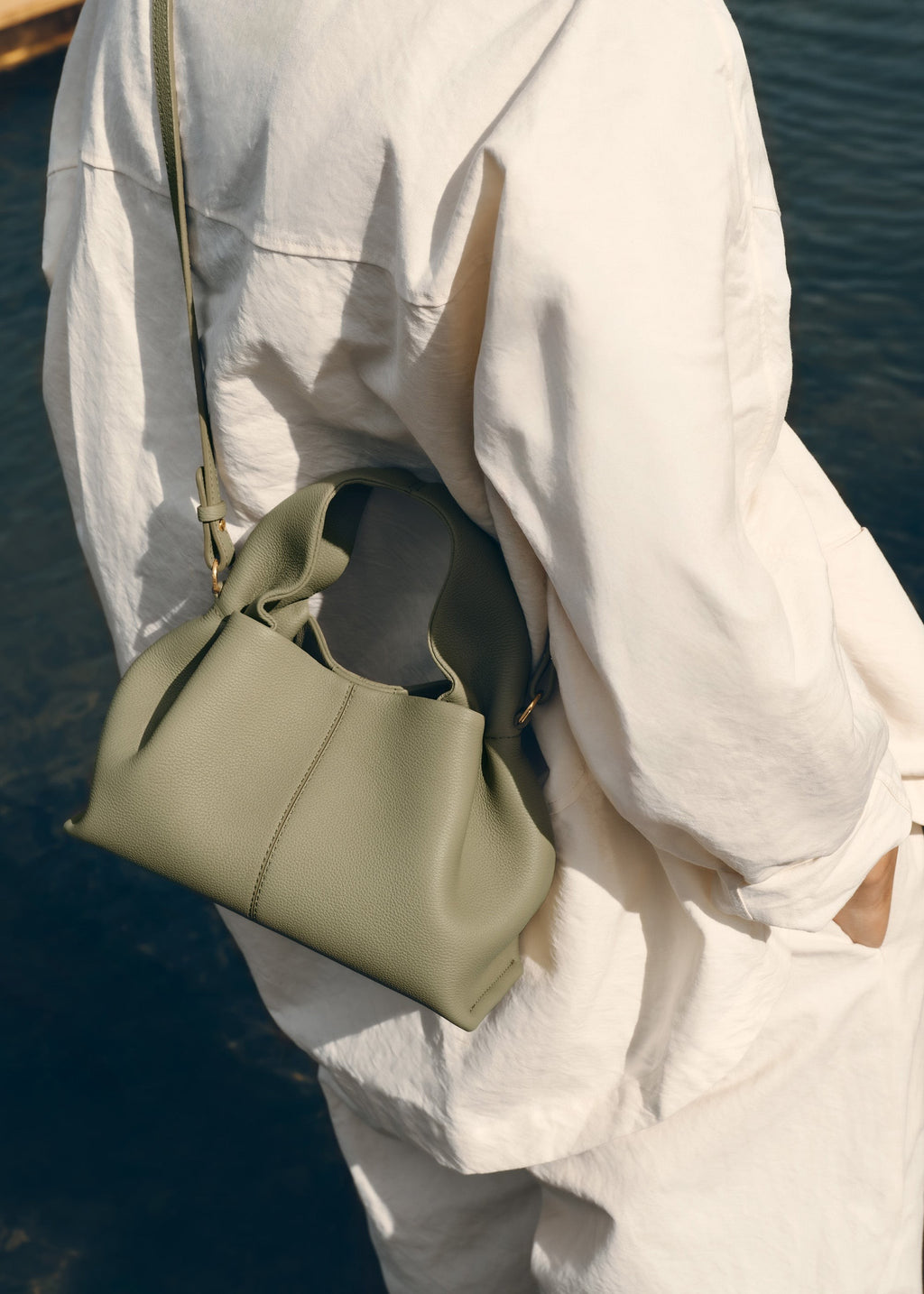 Mini Handbag - Textured Linden