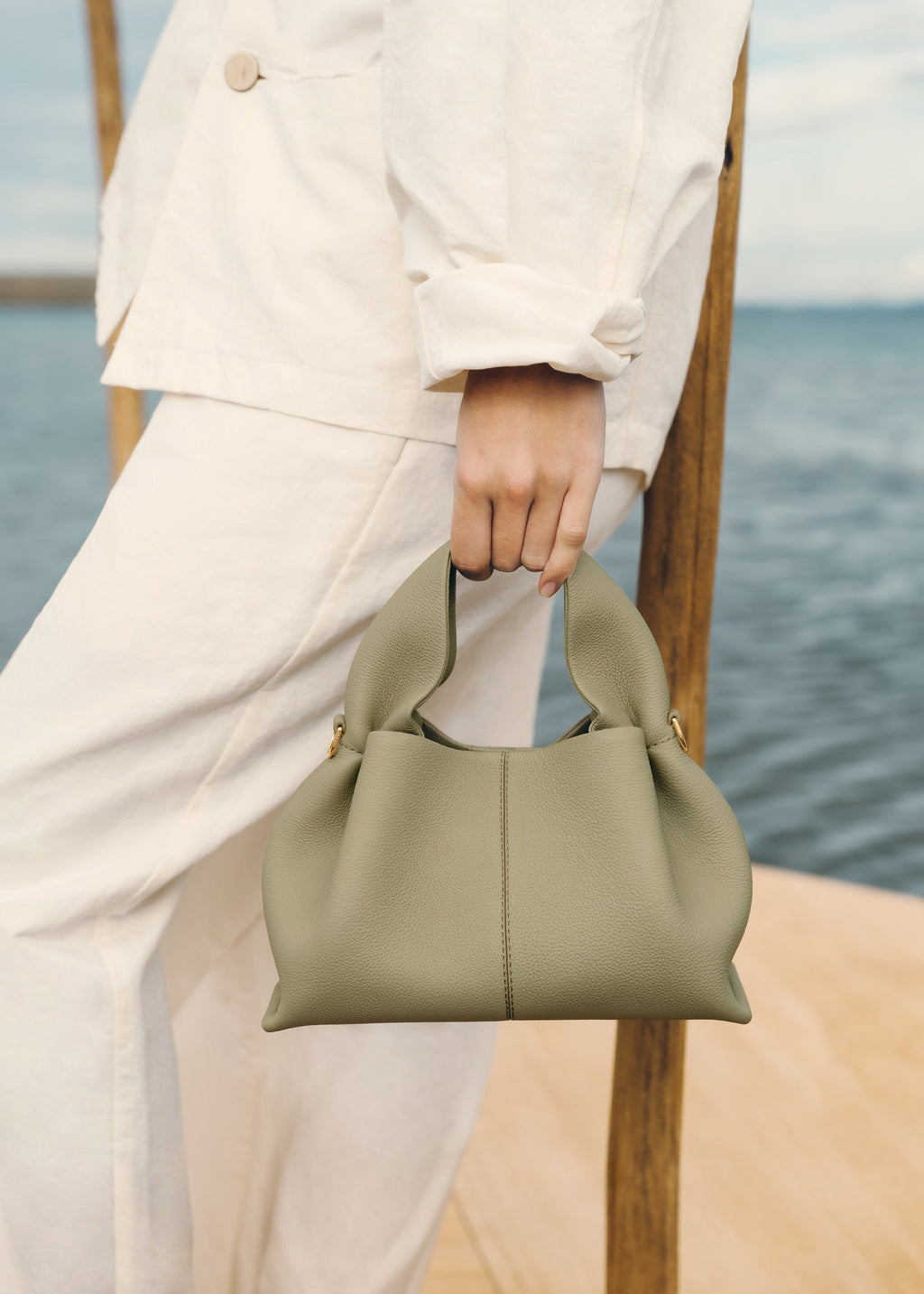 Mini Handbag - Textured Linden