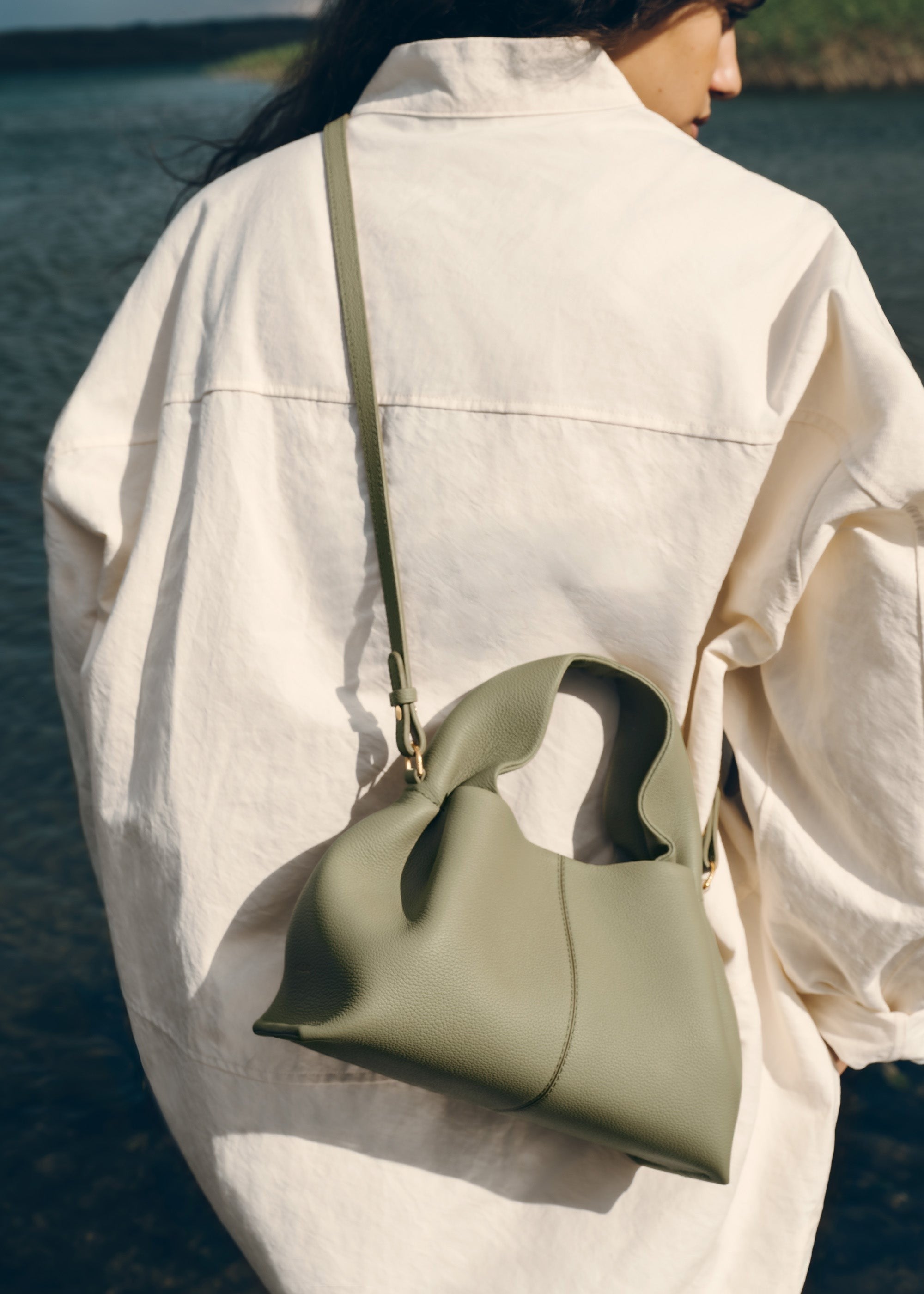 Mini Handbag - Textured Linden