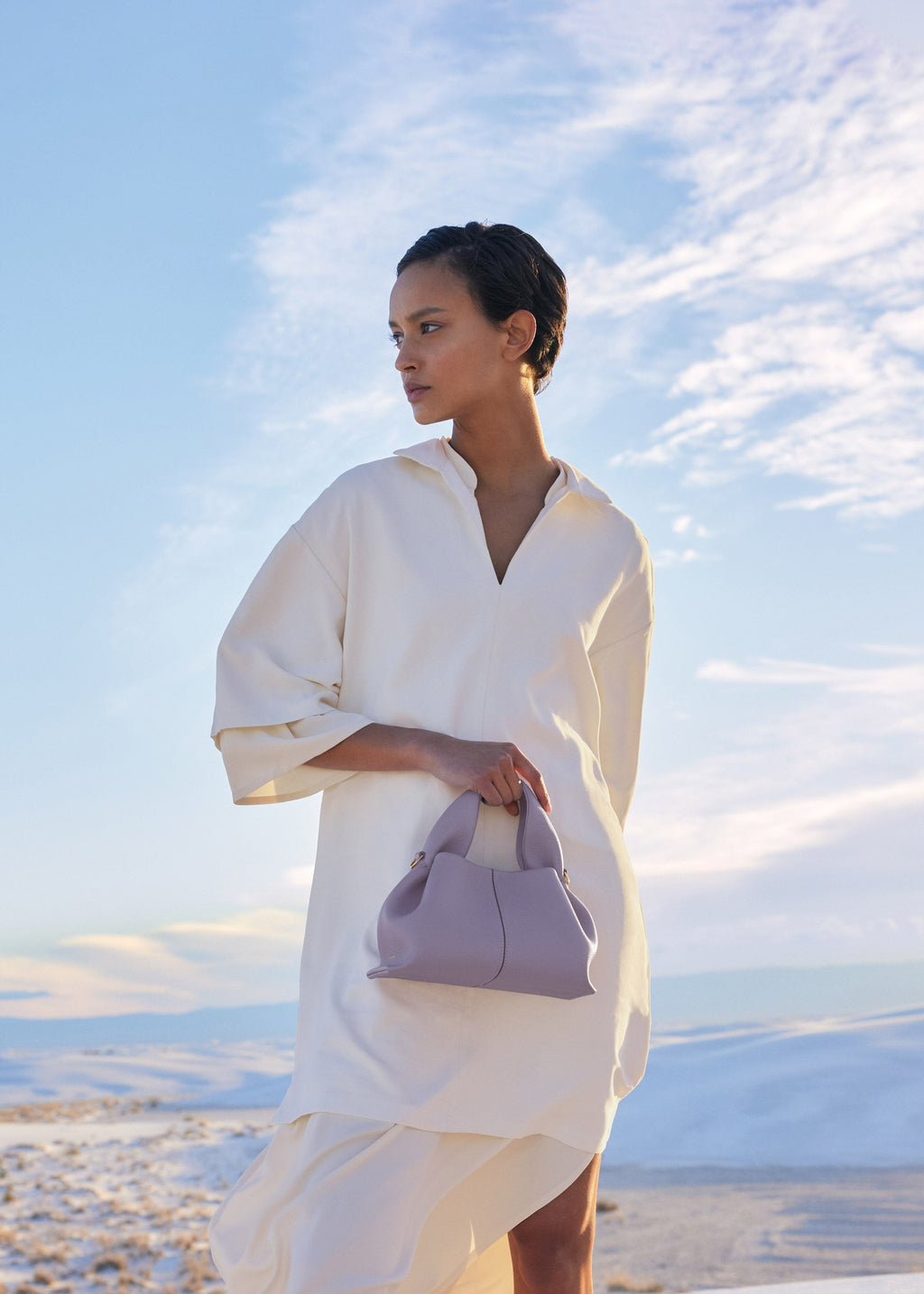 Mini Handbag - Textured Mauve