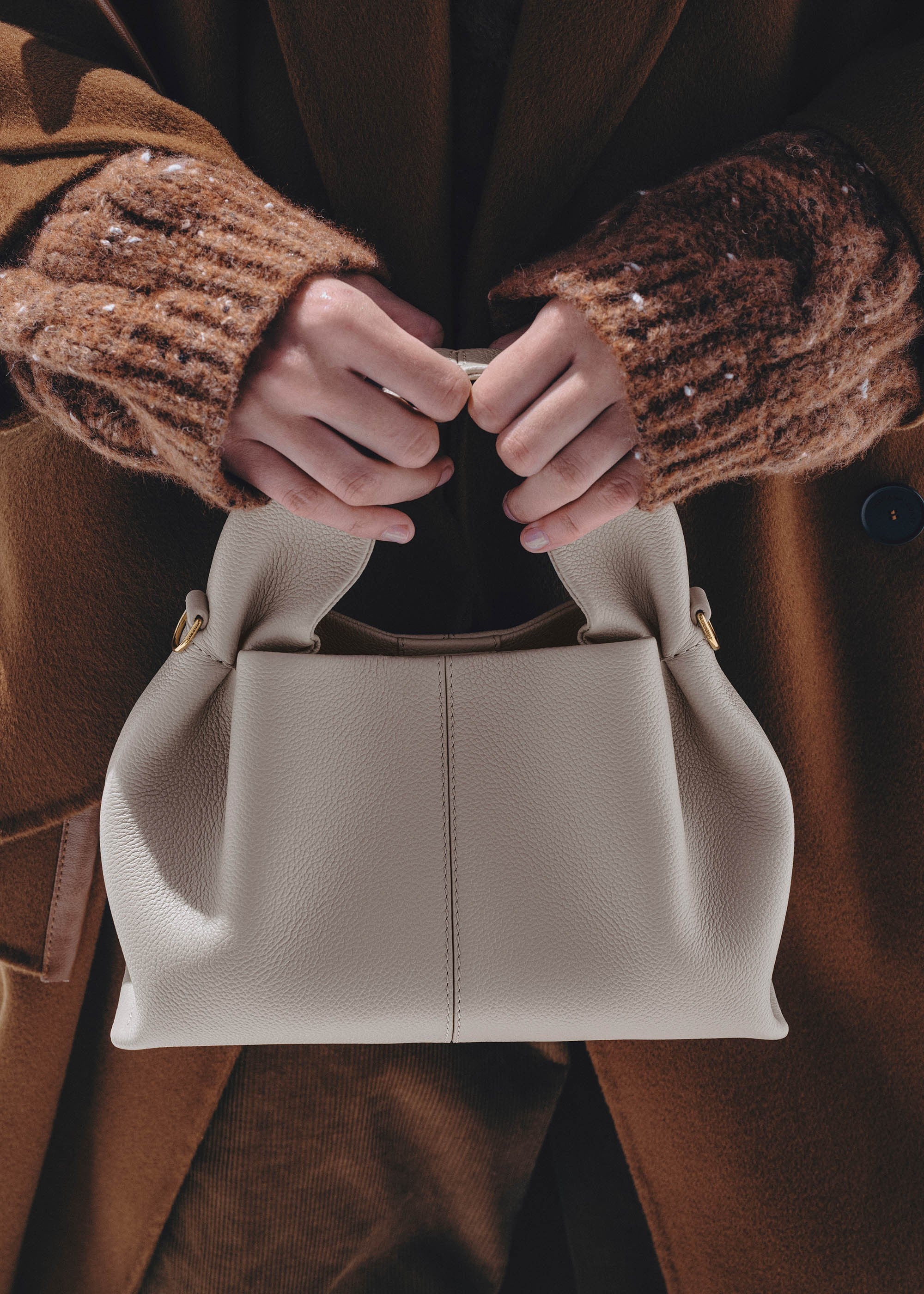 Mini Handbag - Textured Mist