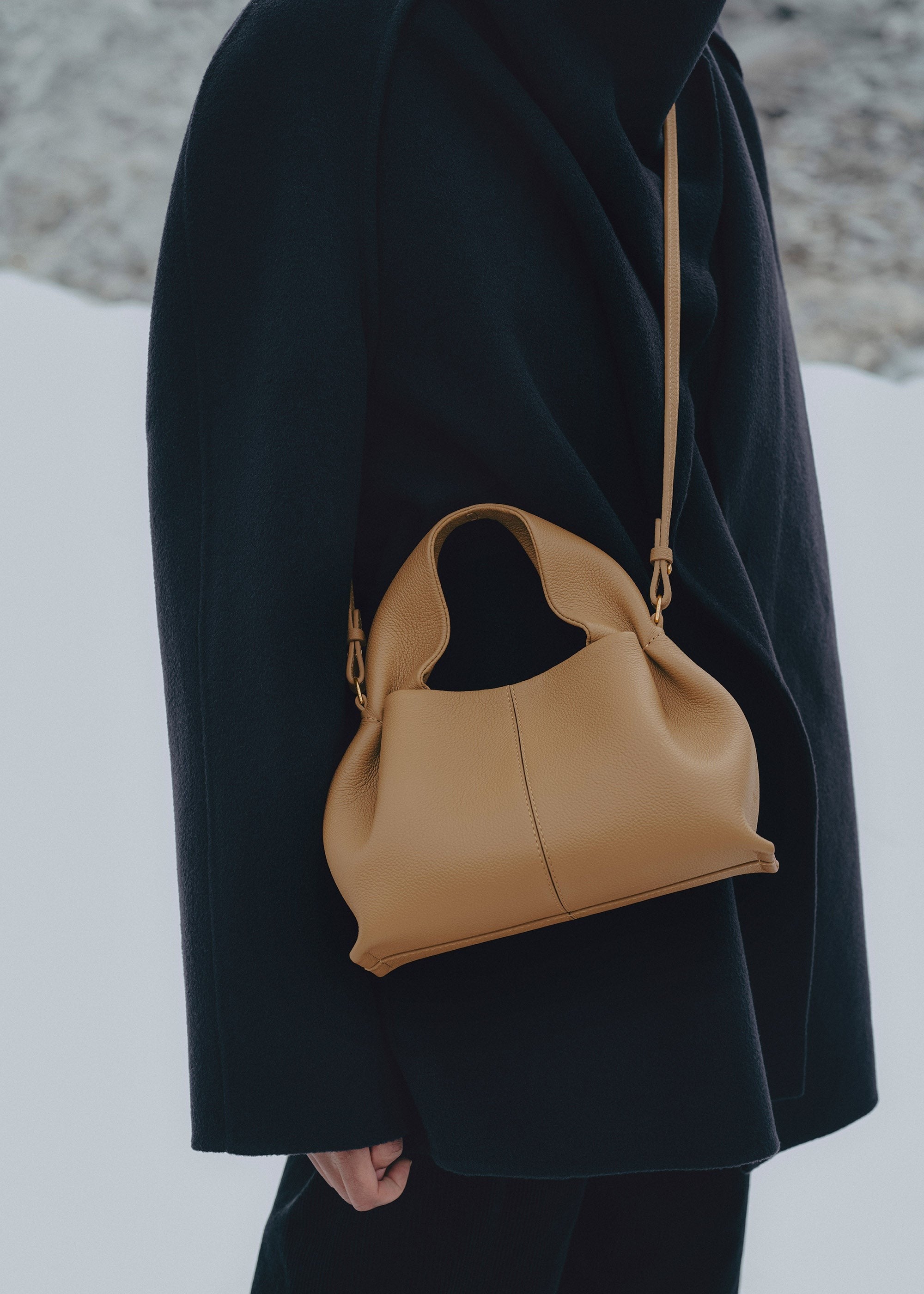 Mini Handbag - Textured Ocher