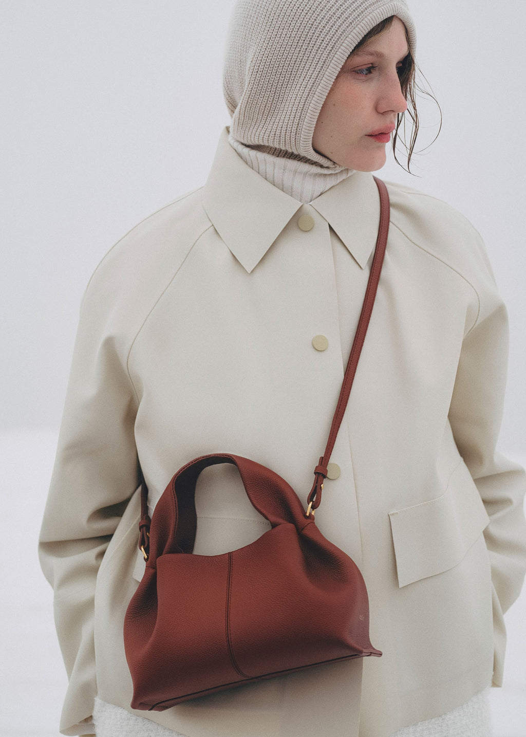 Mini Handbag - Textured Red Clay