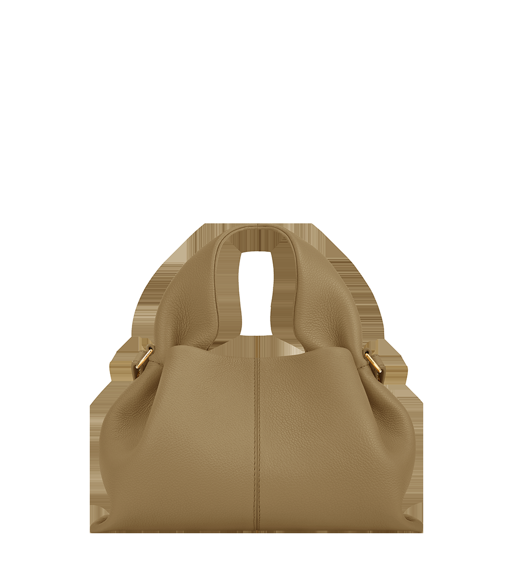 Mini Handbag - Textured Smoky Olive
