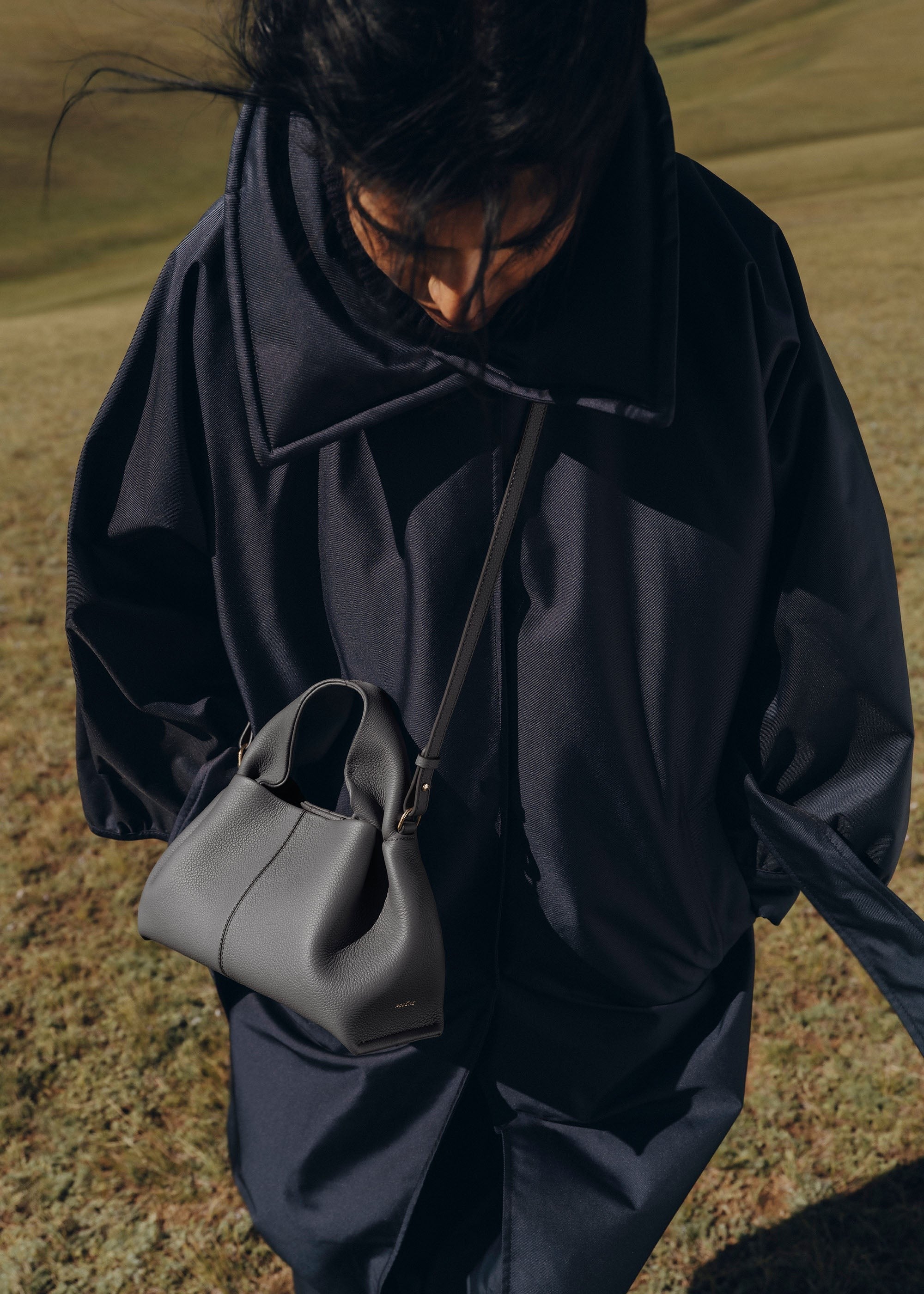 Mini Handbag - Textured Stone