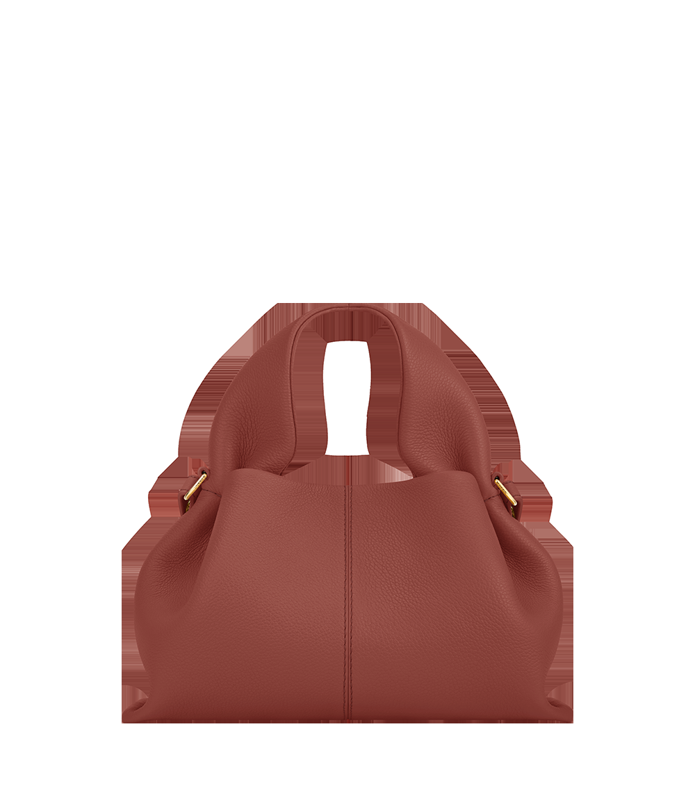 Mini Handbag - Textured Terracotta