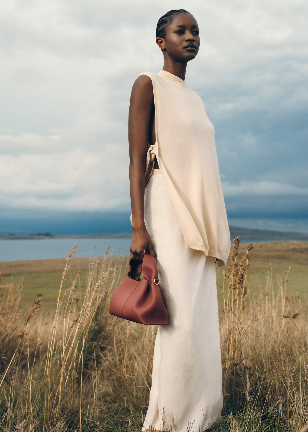Mini Handbag - Textured Terracotta