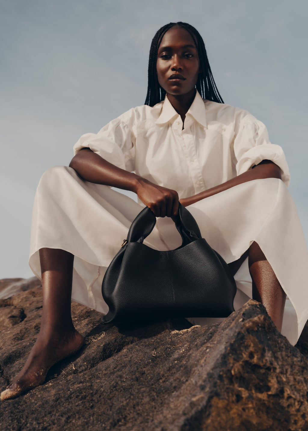 Handbag - Textured Black