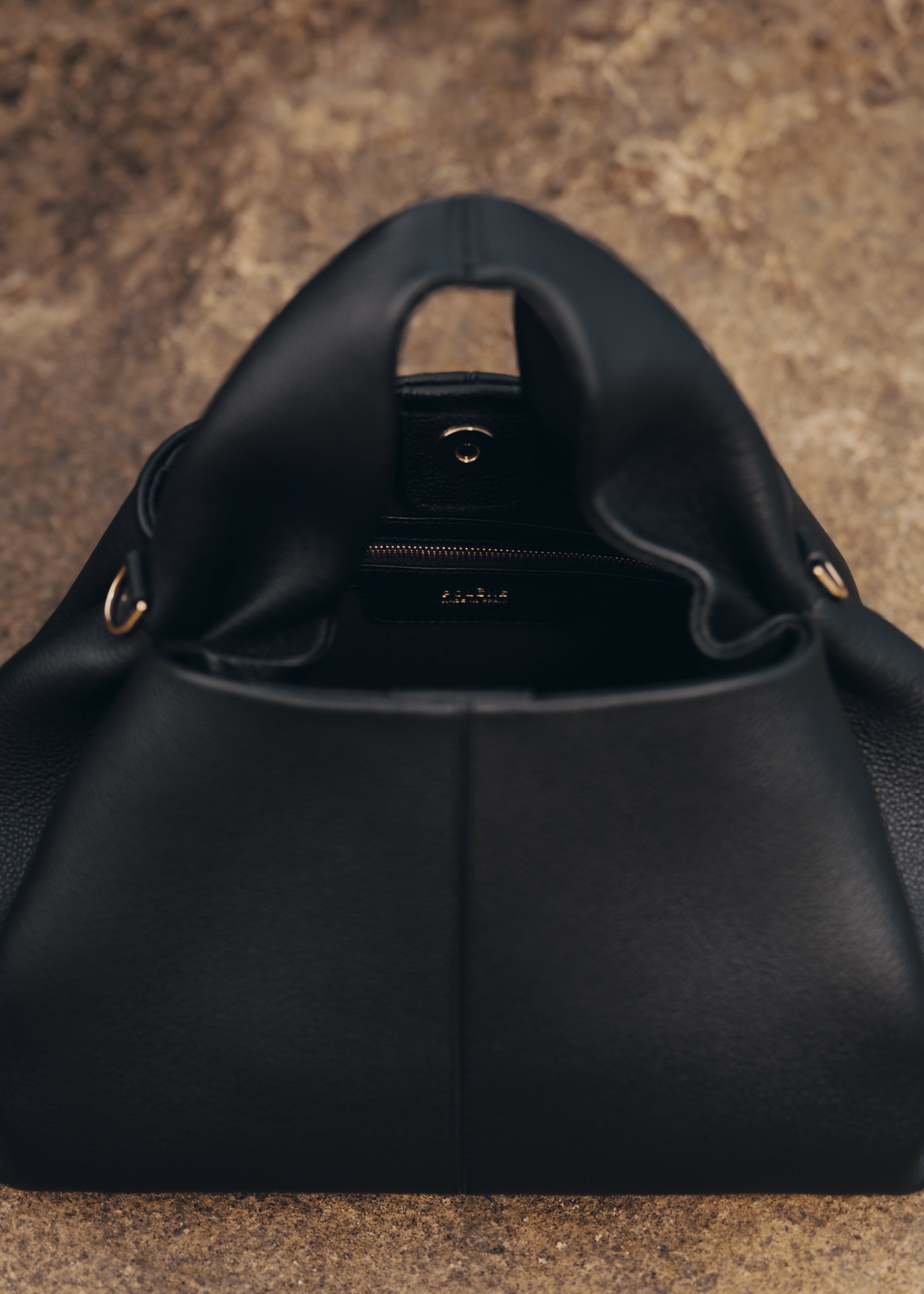 Handbag - Textured Black