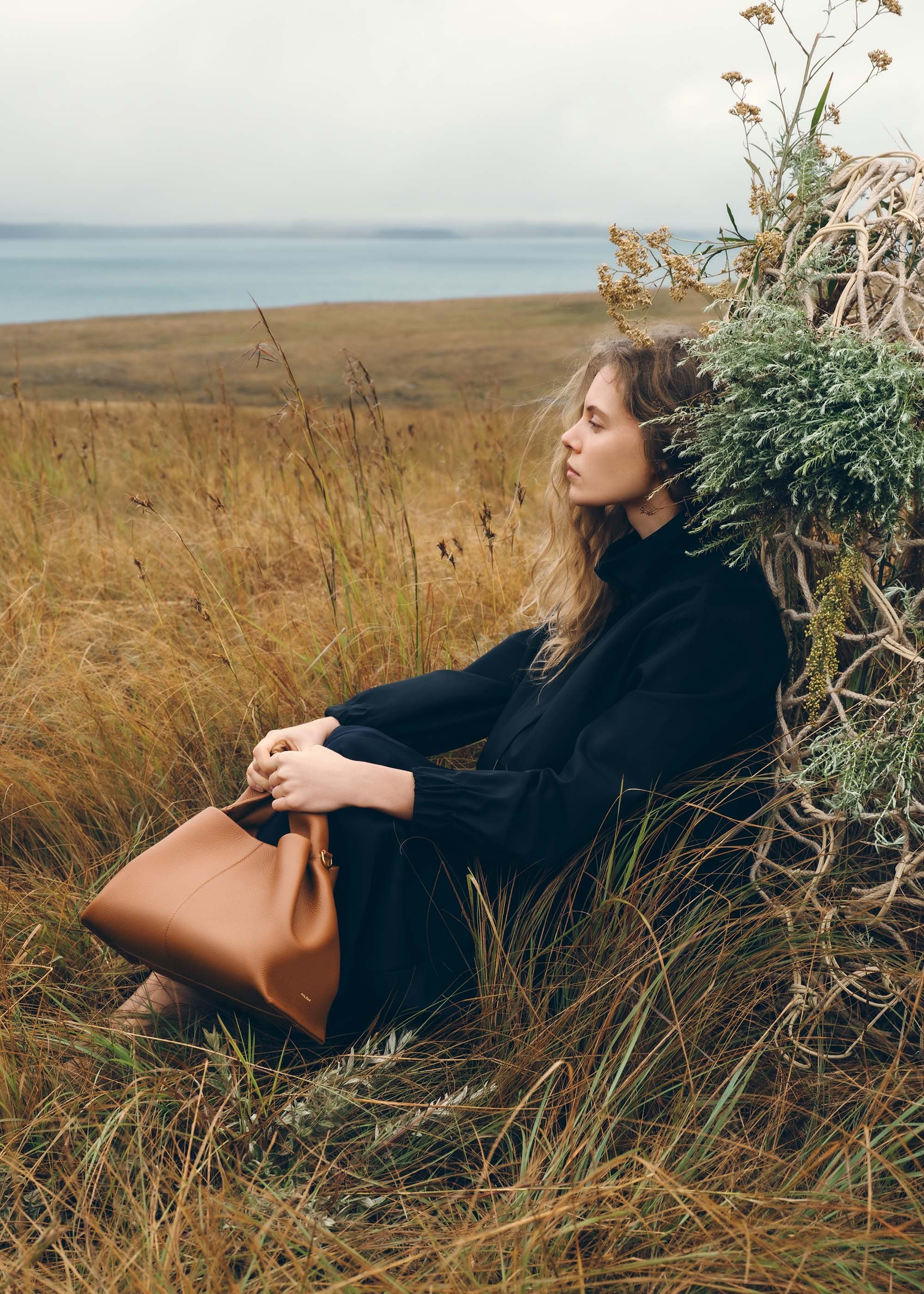 Handbag - Textured Camel