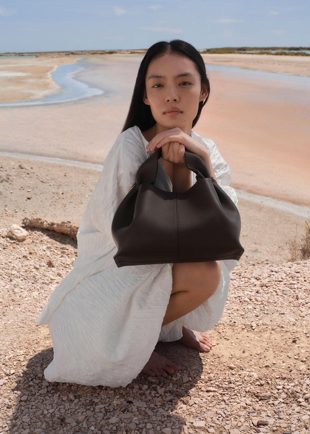 Handbag - Textured Ebony