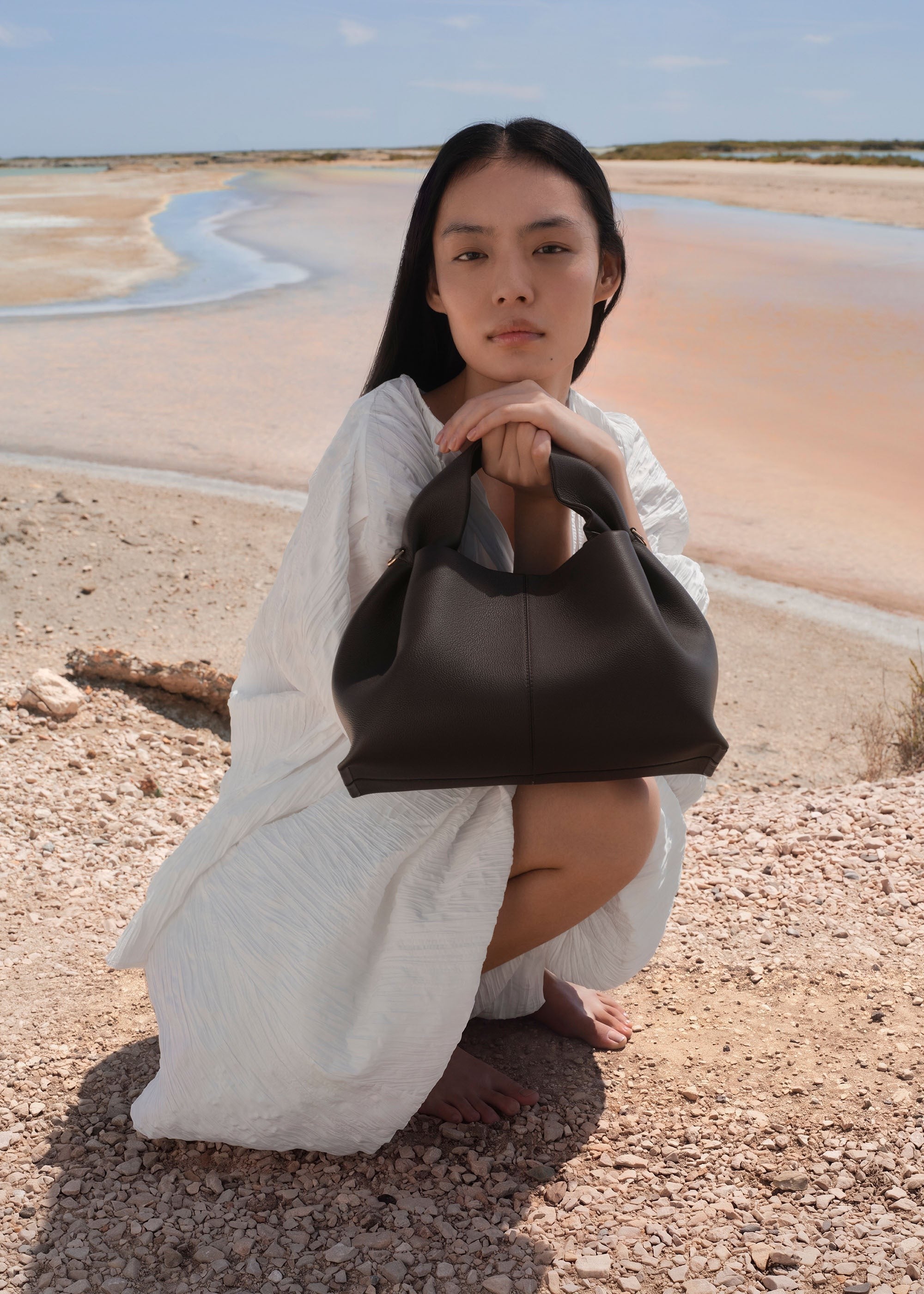 Handbag - Textured Ebony