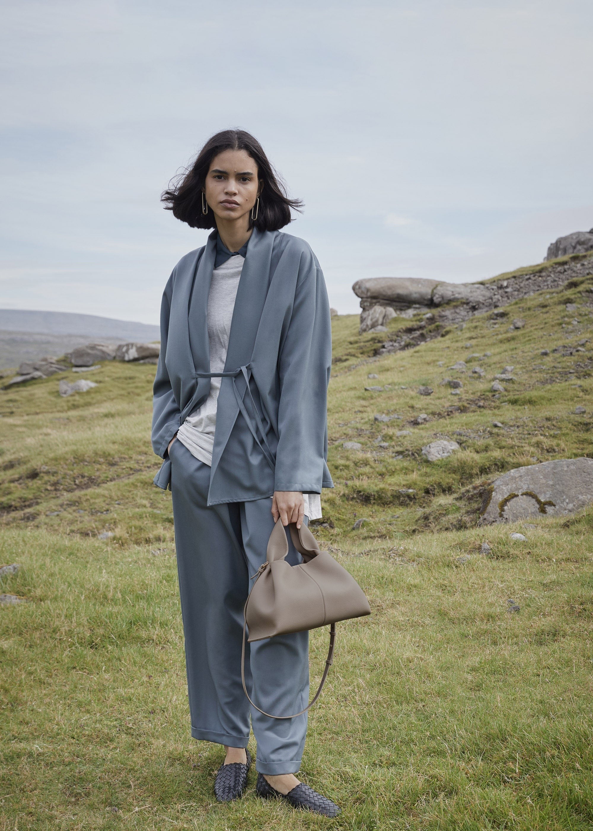 Handbag - Textured Taupe
