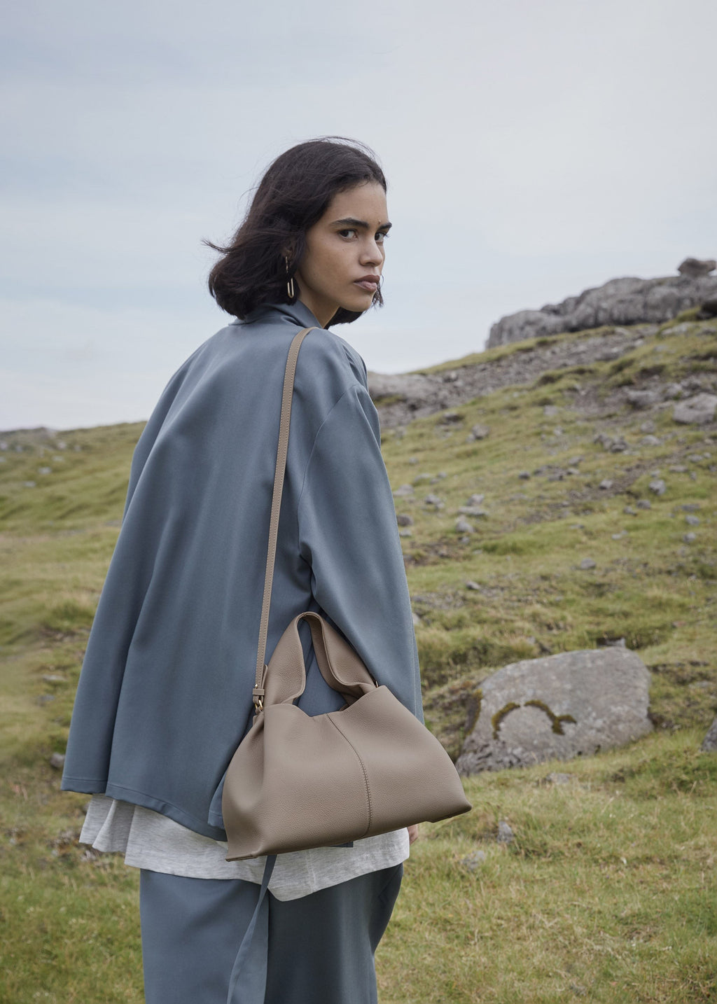 Handbag - Textured Taupe