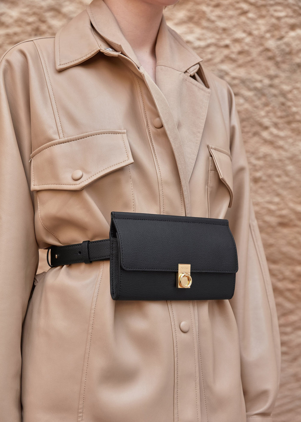 Belt - Textured Black