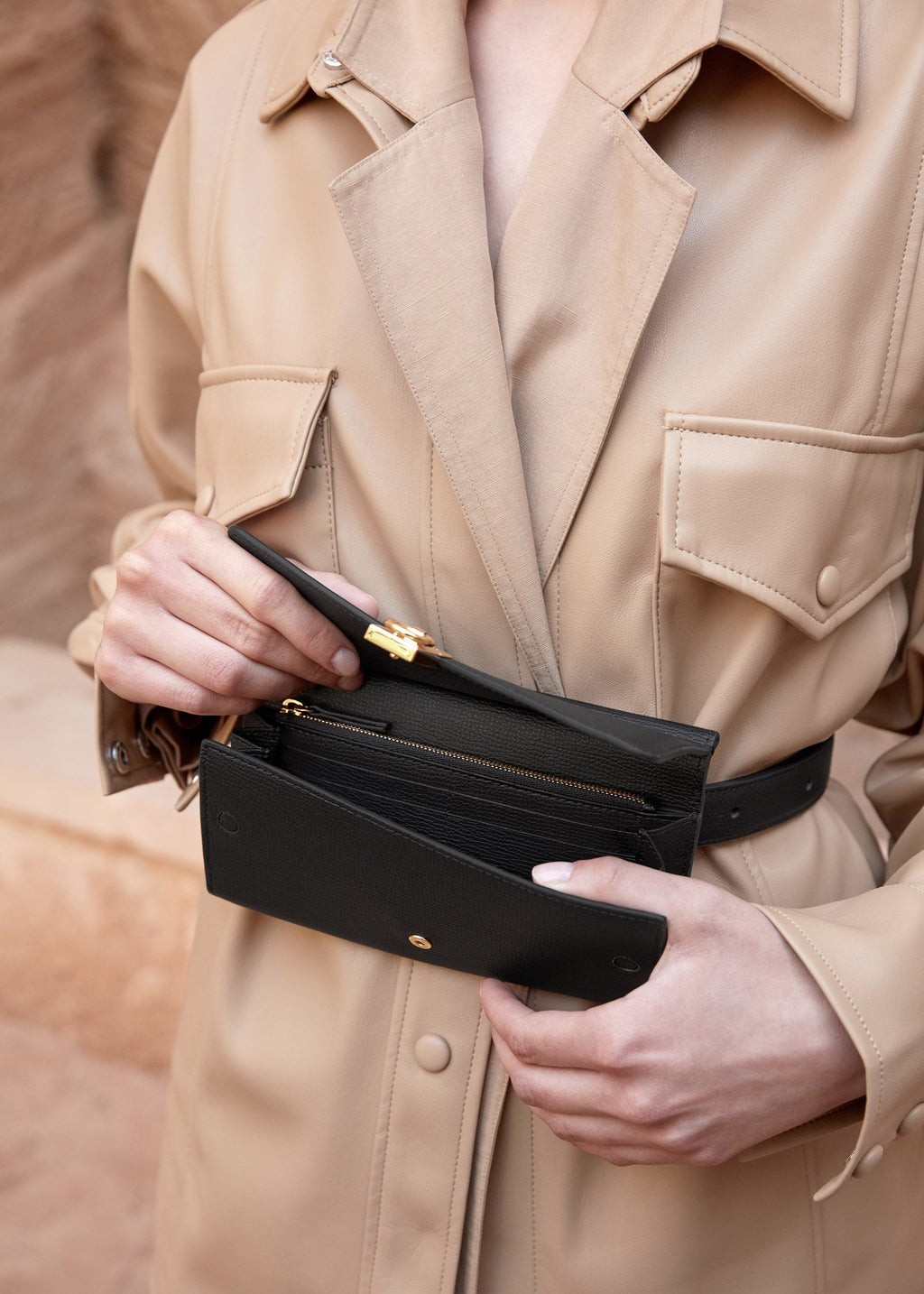 Belt - Textured Black
