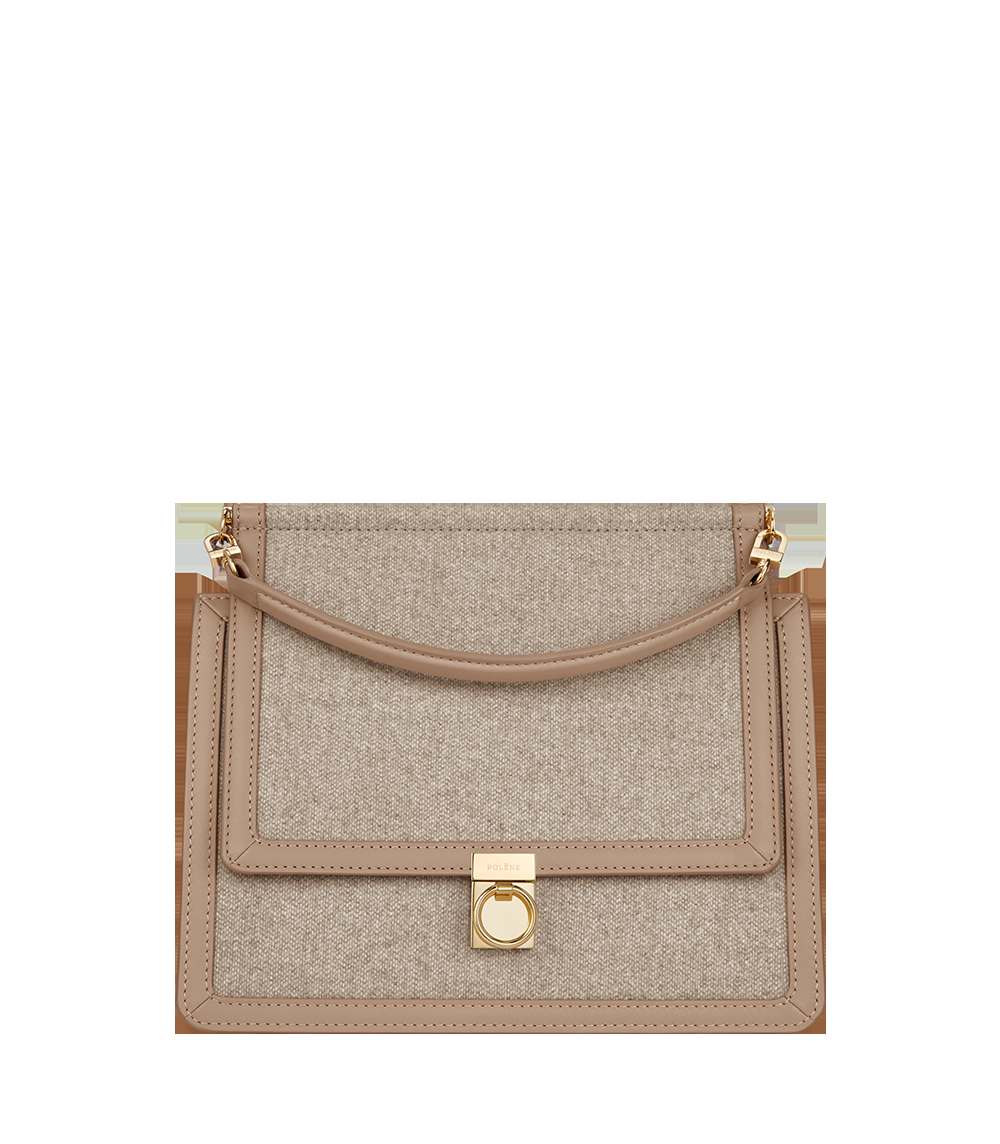 Handbag - Duo Taupe Canvas