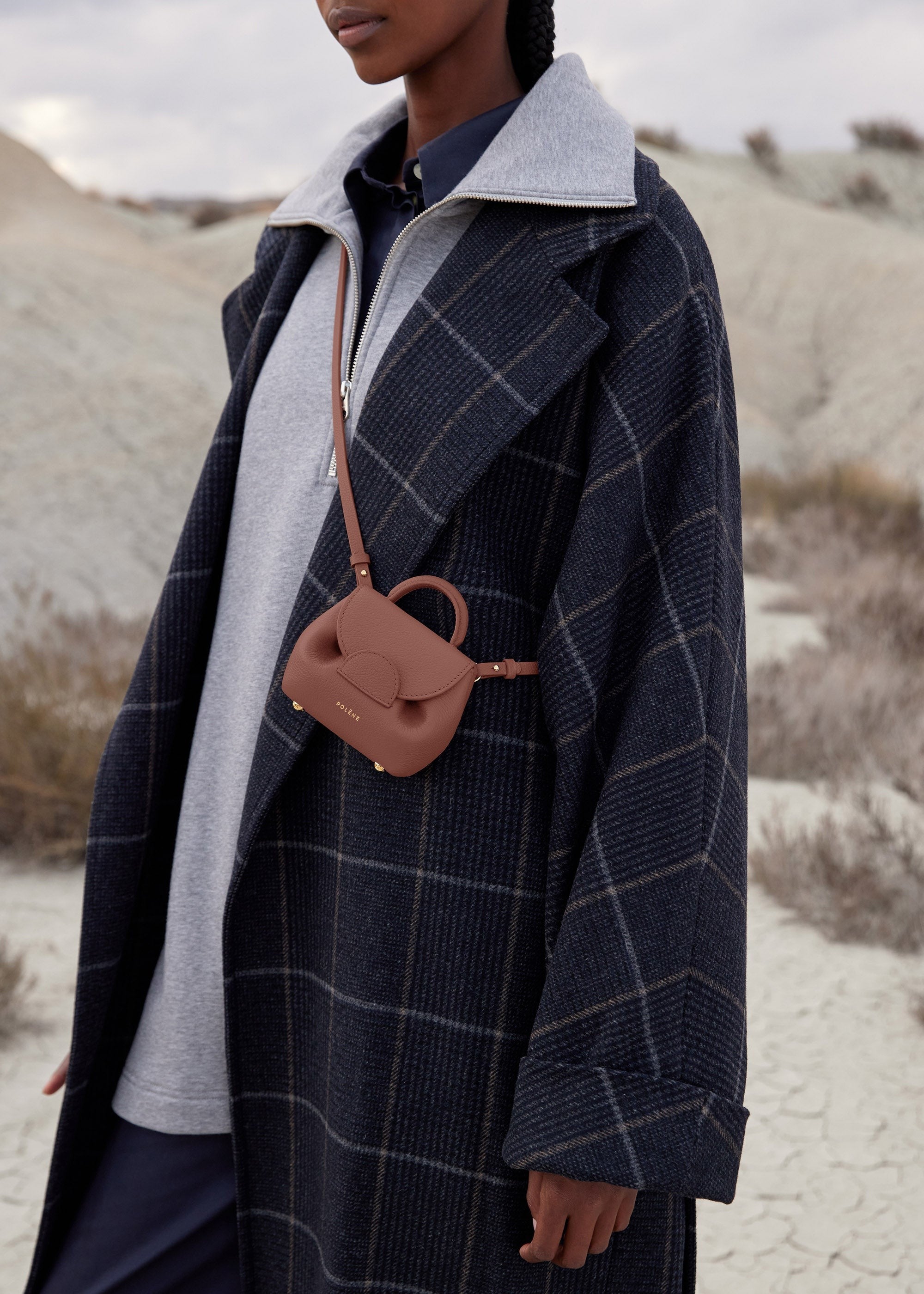 Micro Leather Accessory - Textured Blush