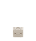 Micro Leather Accessory - Textured Chalk